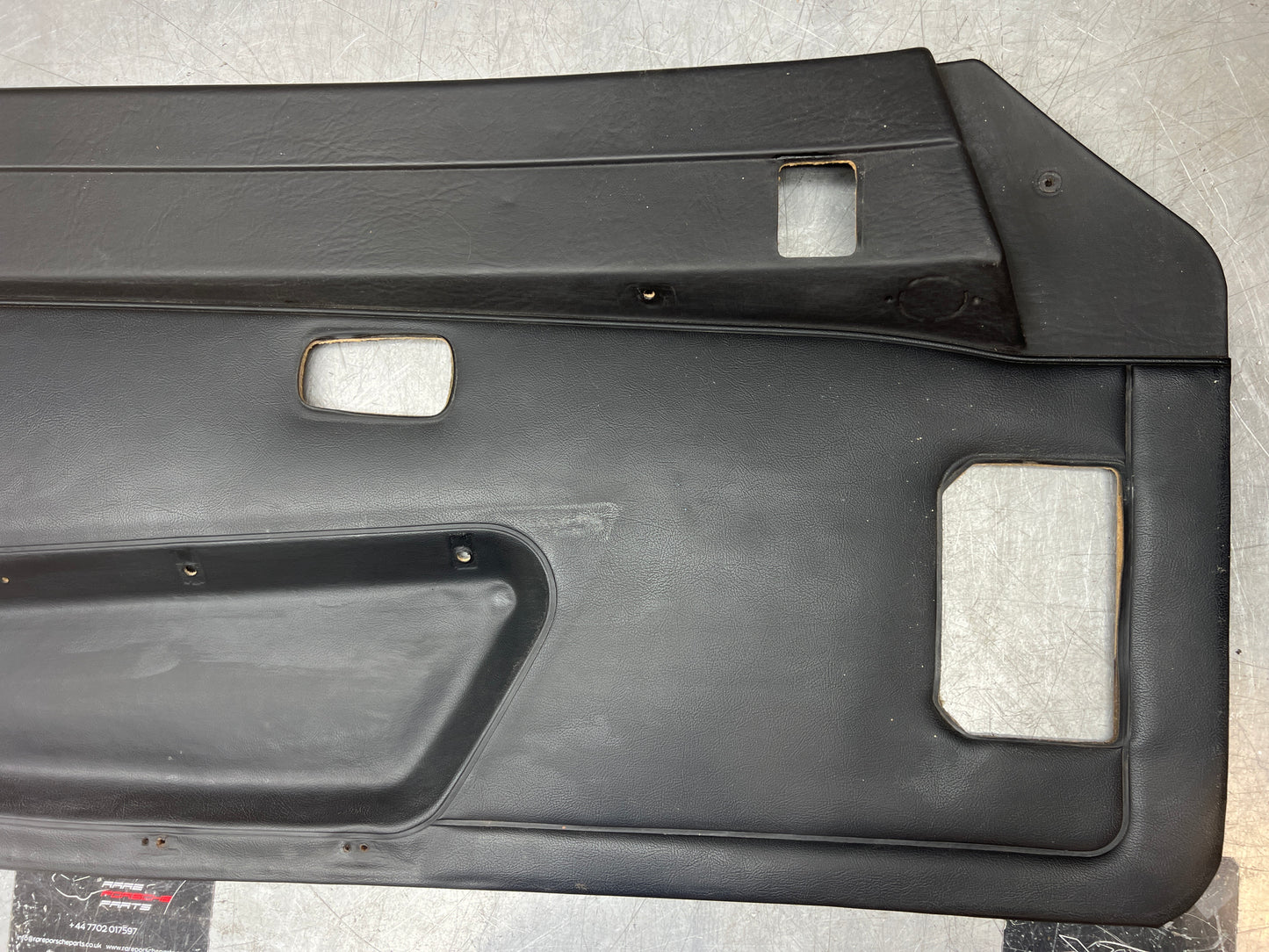 Porsche 924/944 early Porsche black door card used condition left side, Rhd, 478867011