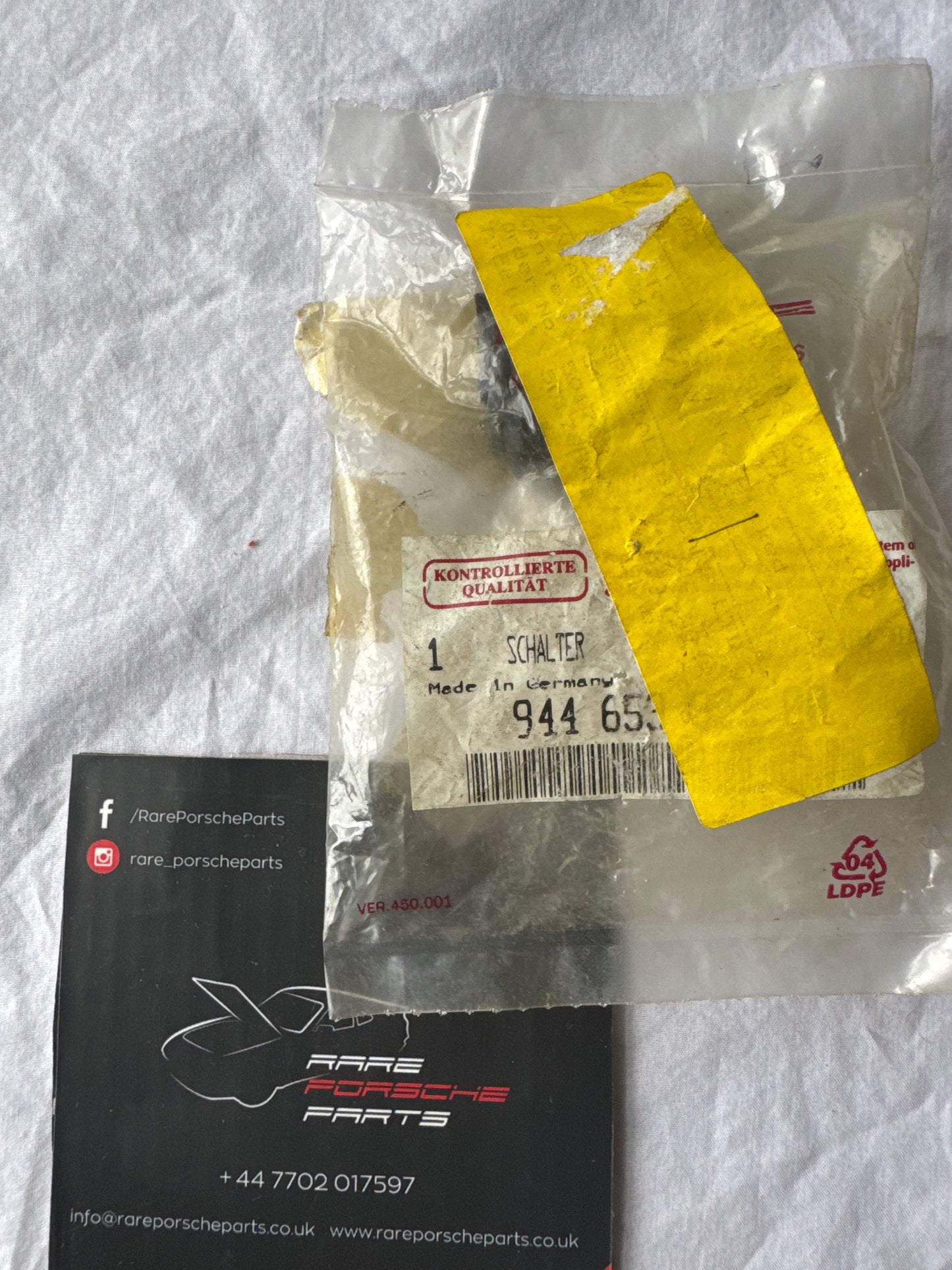 Porsche 964 tip switch 94465392400 NOS