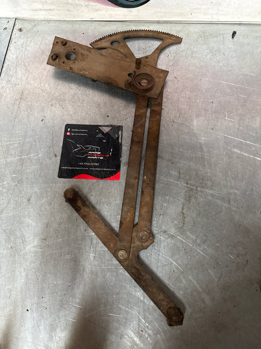 Porsche 911 930 Left Window regulator mechanism, used 91154200340