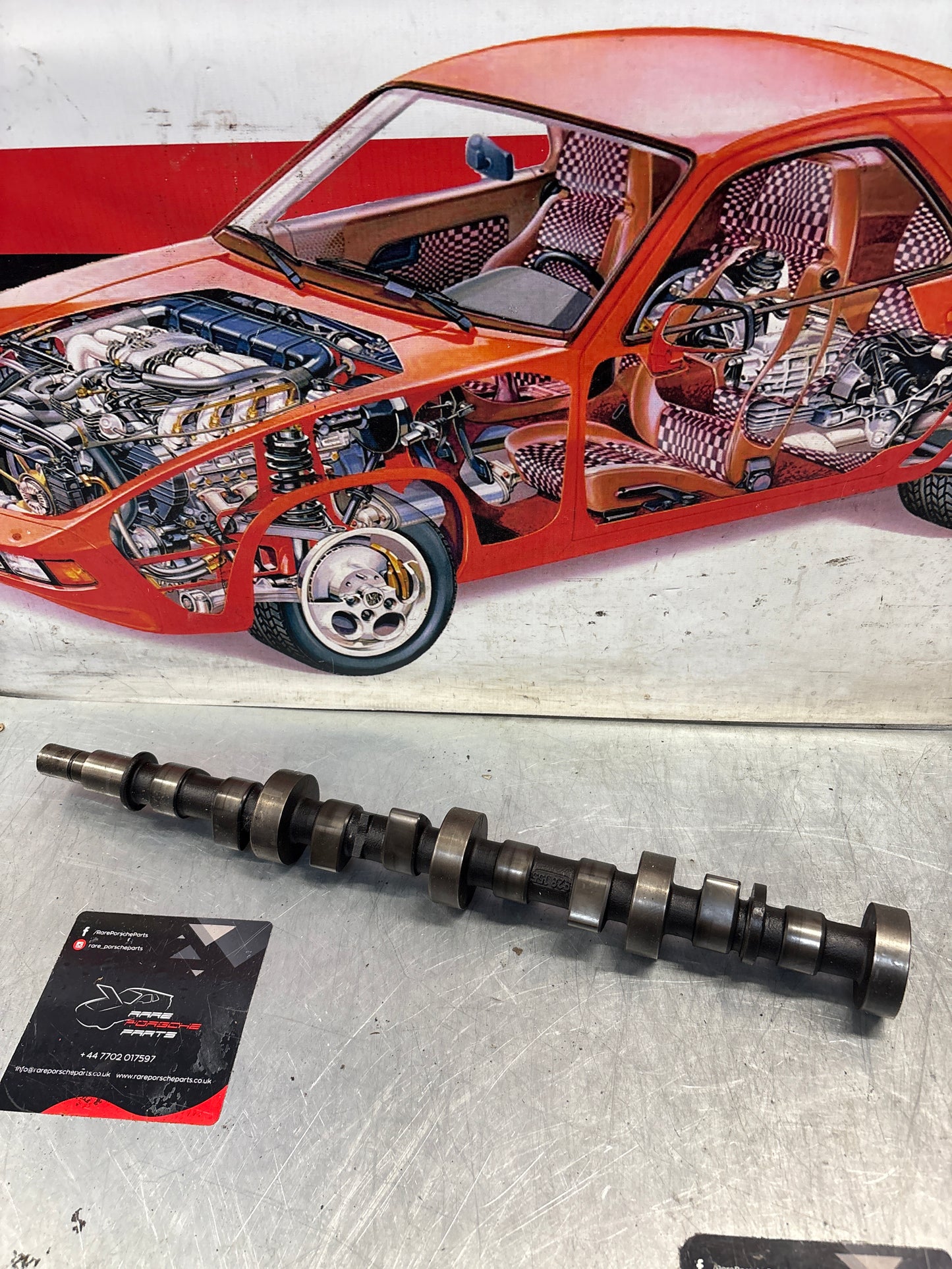 Porsche 928 cam shaft, unknown part number used
