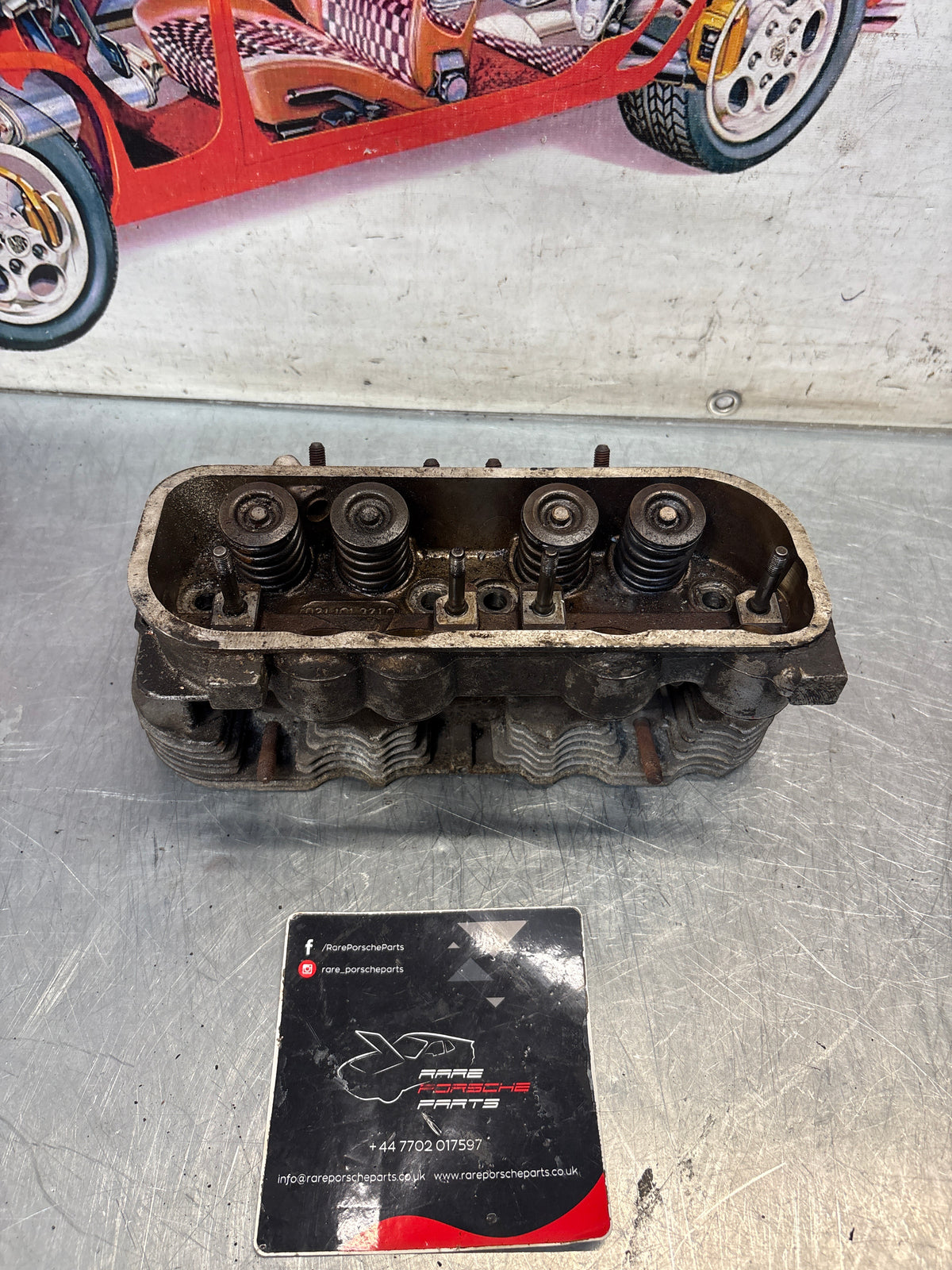 Porsche 914, cylinder head, right side, used 021101371Q