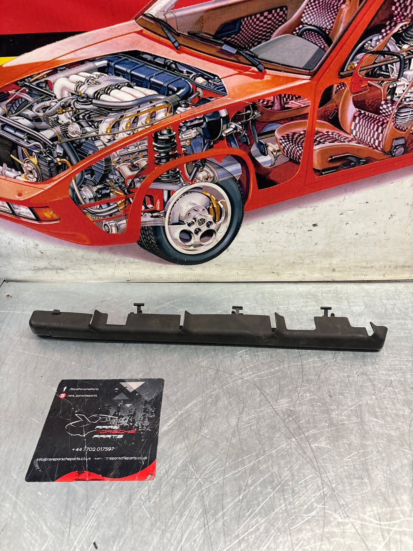 Porsche 944 fuel rail cover guard, for spares and repair 94460708102