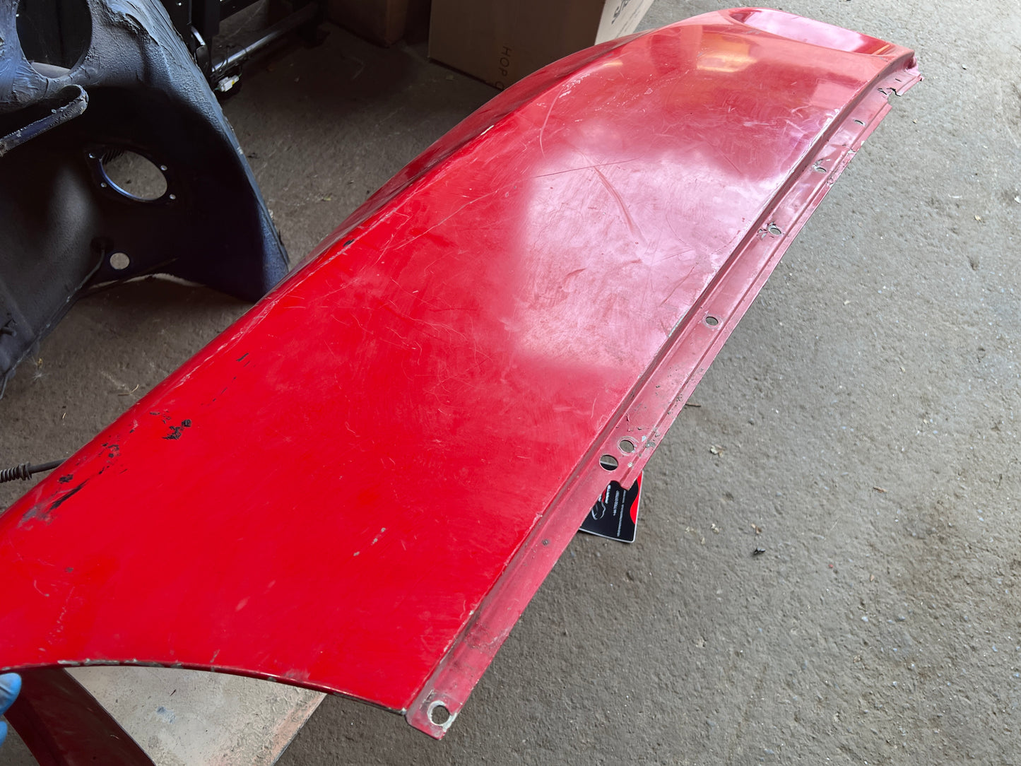 Porsche 928 -87 front left wing, 92850301103 used