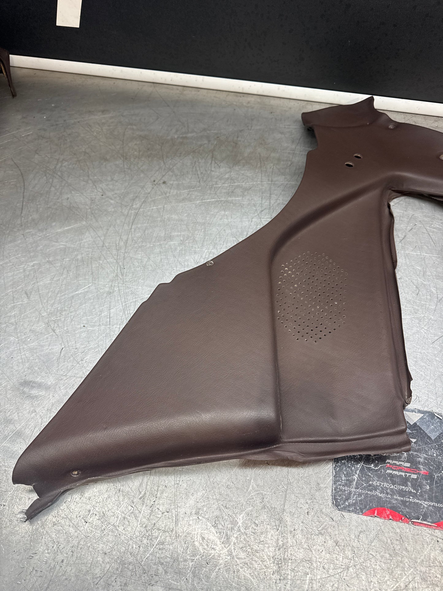Porsche 944 924 brown rear interior C Post trims/cards. Quarter panel trim used 94455502101 94455502201