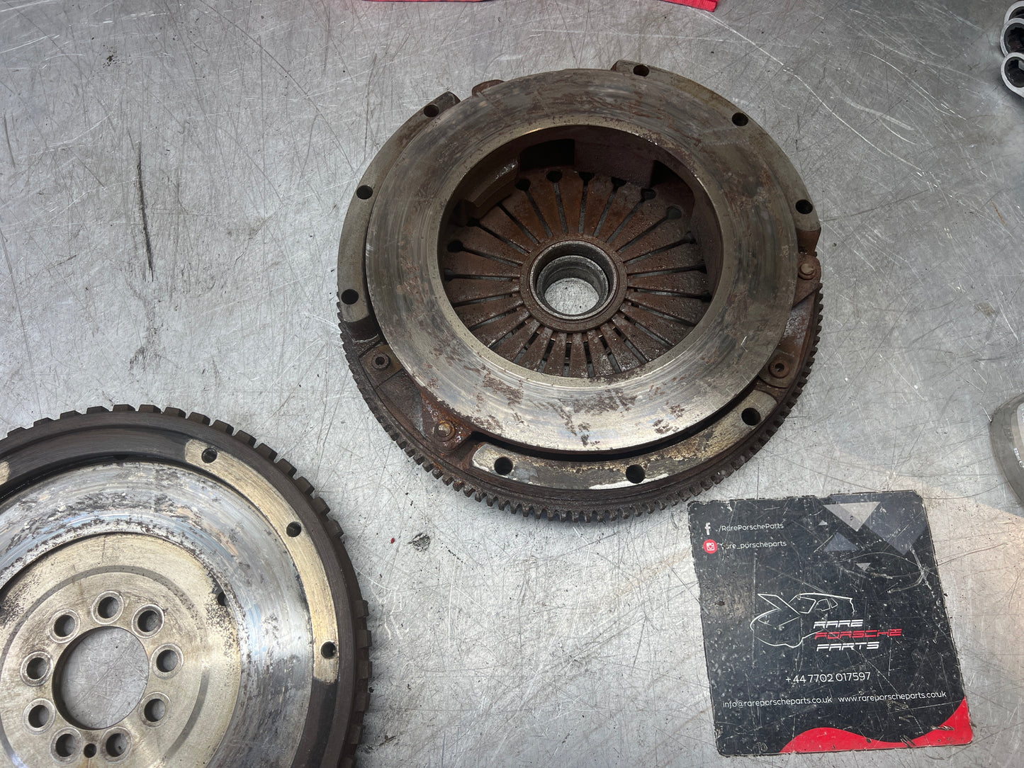 944 S2 3.0 Flywheel and pressure plate, used condition 951 116 023 01 95111602301