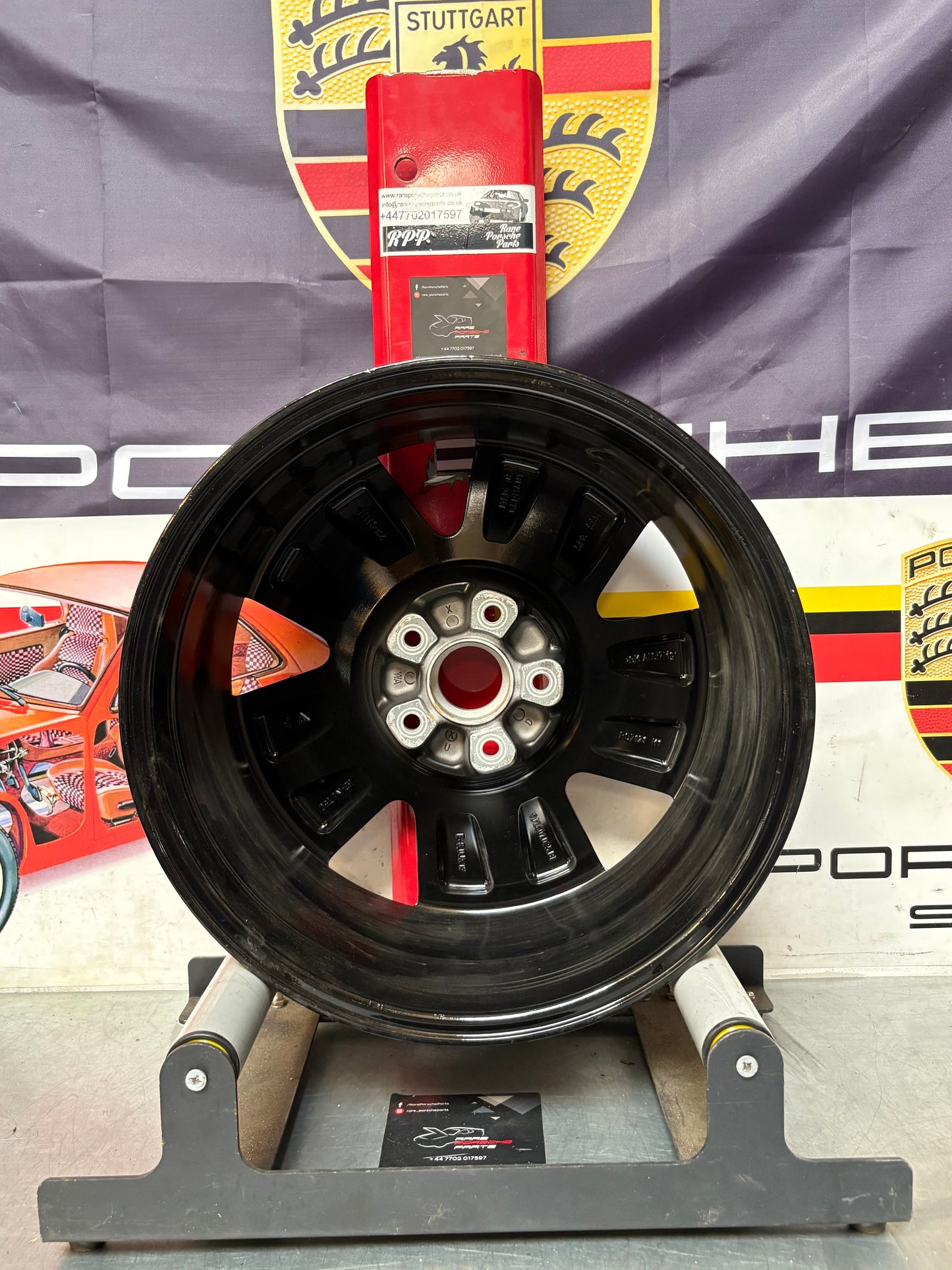 Porsche Taycan 8,0Jx19” ET50 alloy wheel, 9J1601025BL, very nice condition, used