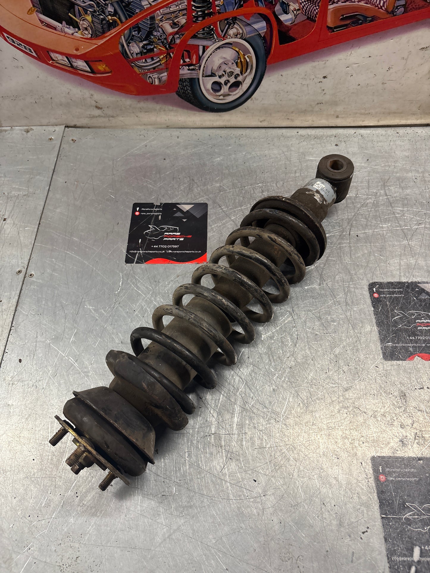 Porsche 928 rear shock absorber, used 92833305116