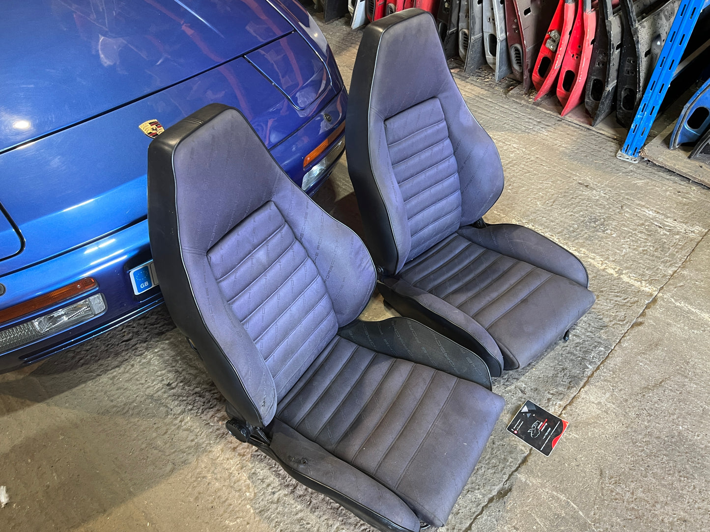 Porsche 924 / early 944 pair of Recaro sport seats, early type, used front seats only