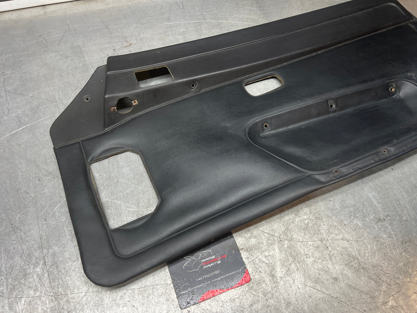 Porsche 924/944 early Porsche black door card used condition right side, Rhd, 478867012
