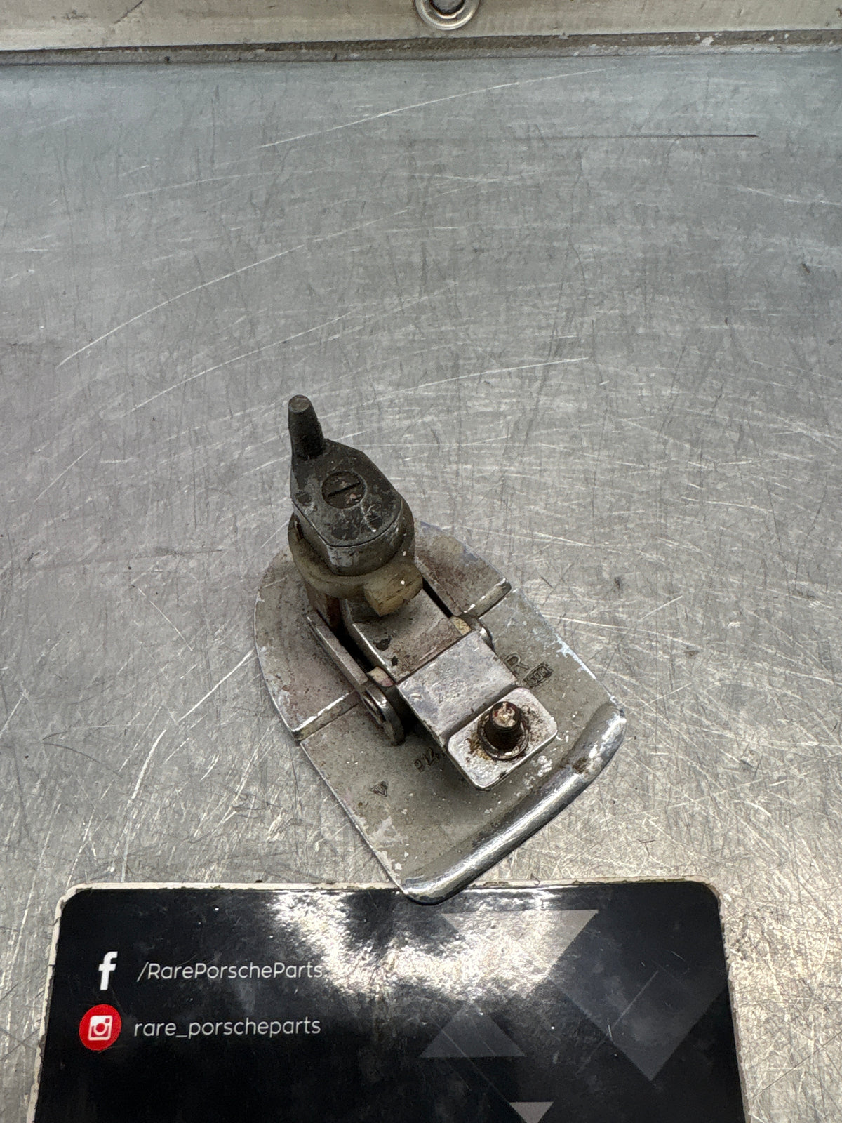 Porsche 914 right door handle, used 91453106210