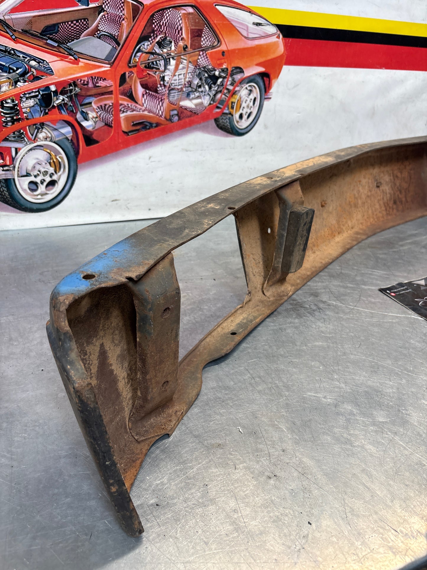 Porsche 914 front bumper, used 91450591010 / 91450500910