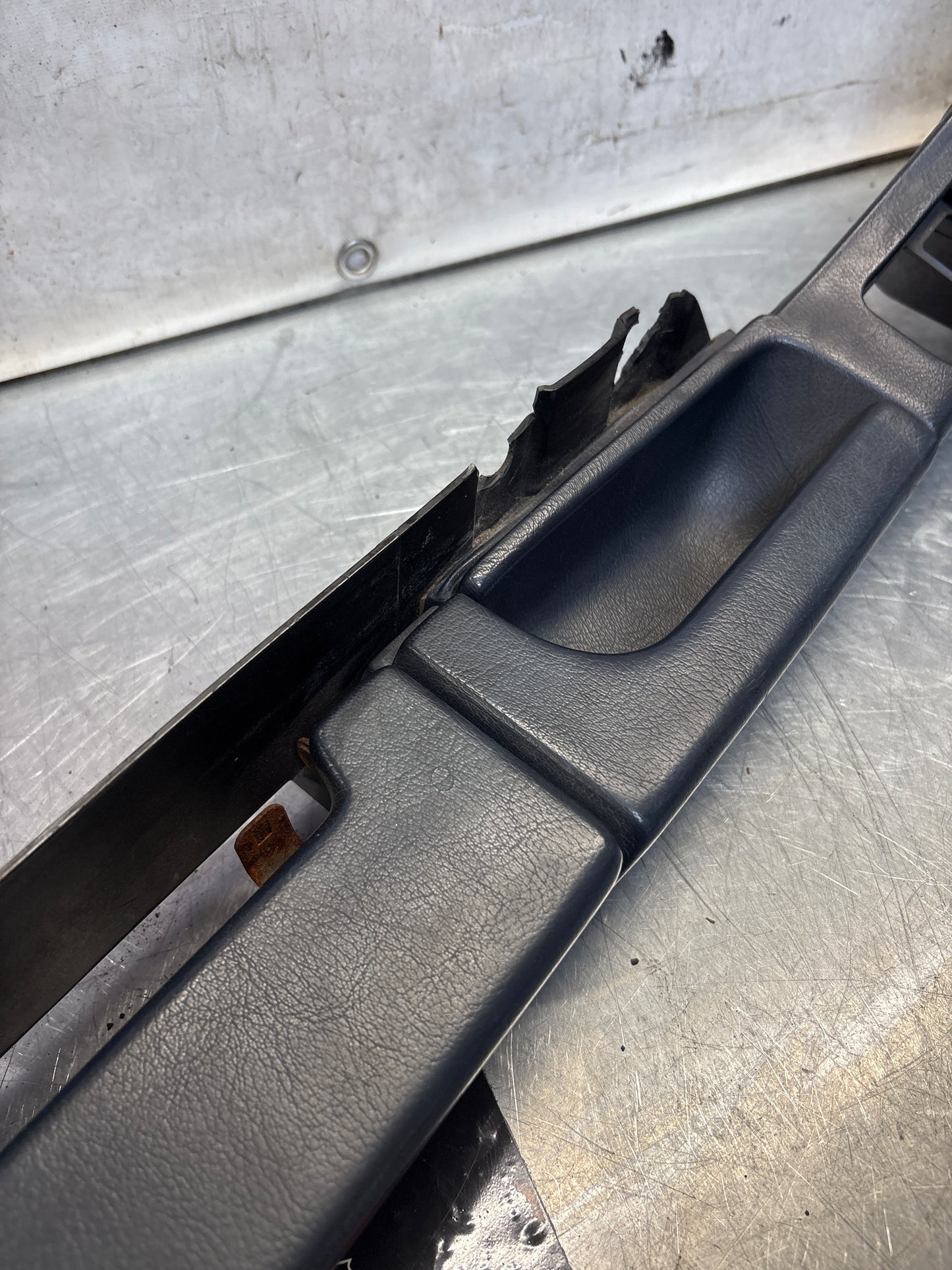 Porsche 928 blue door armrest, left, off side, 92855510103, used