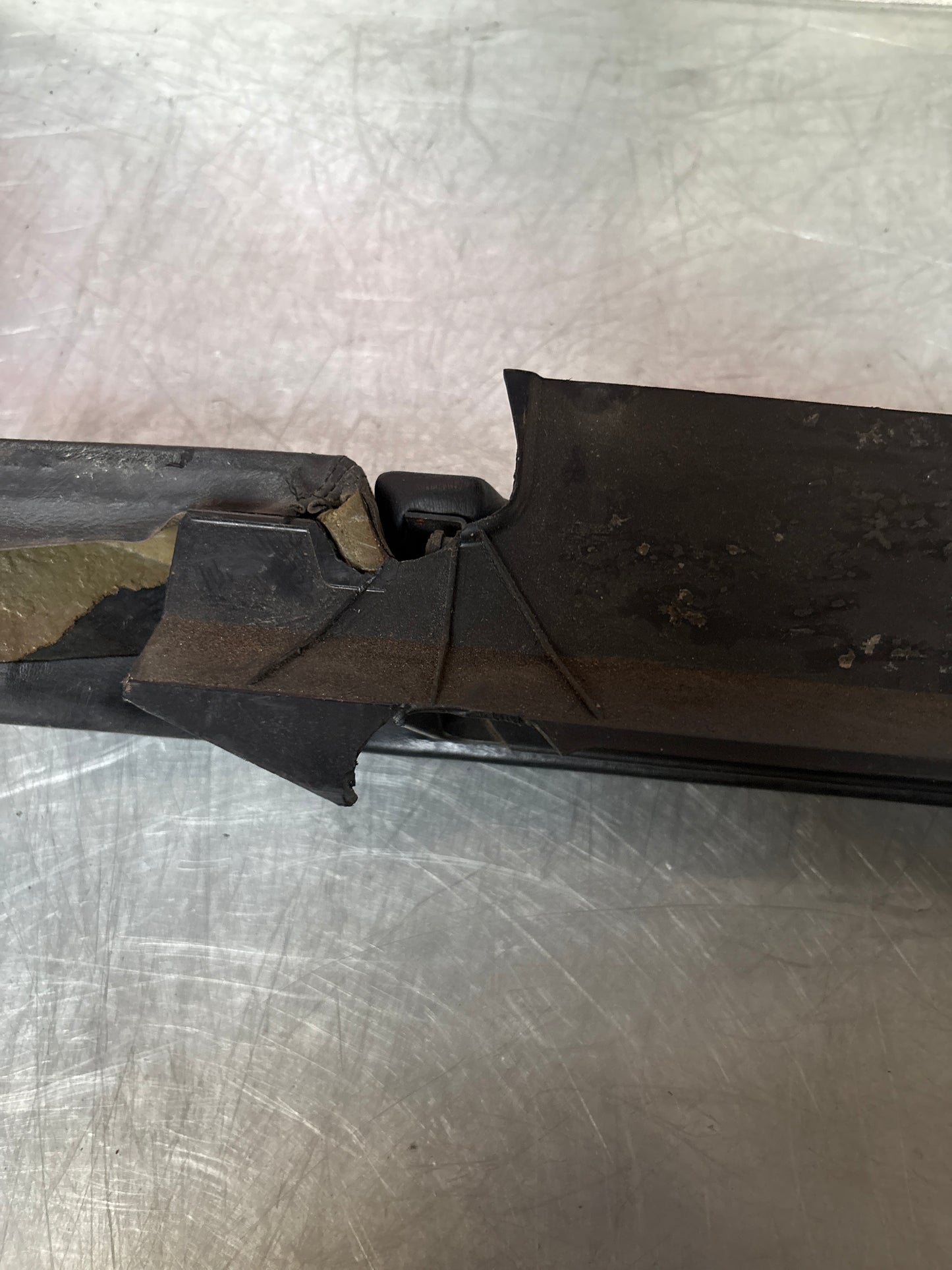 Porsche 928 black door armrest, right, off side, 92855510203, used