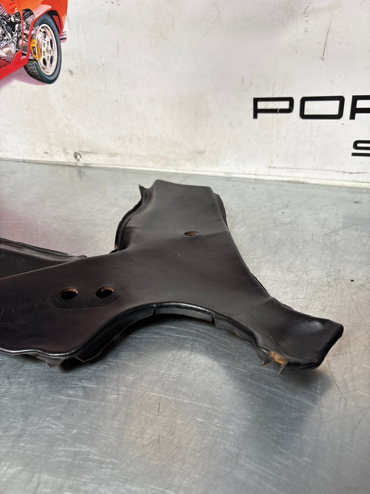Porsche 944 924 black rear interior C Post trims/cards. Quarter panel trim used 94455502101 94455502201