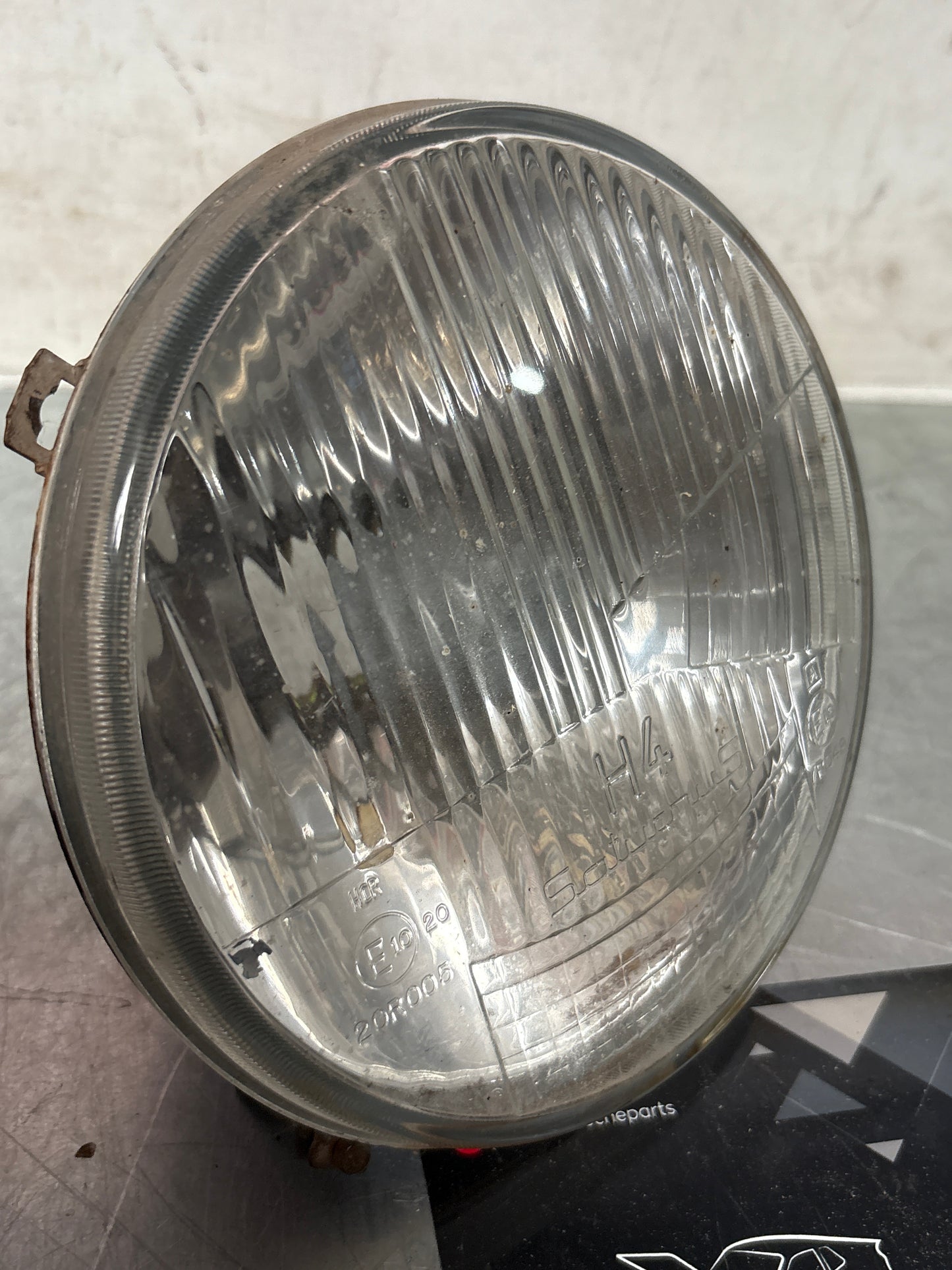 Porsche 924 / 944 Saturnus H4 headlight, used 477941771