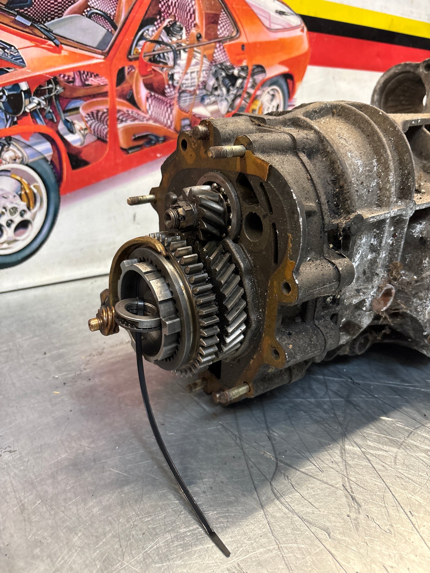 Porsche 914 transmission, used, for spares or repair unknown condition, HA05113