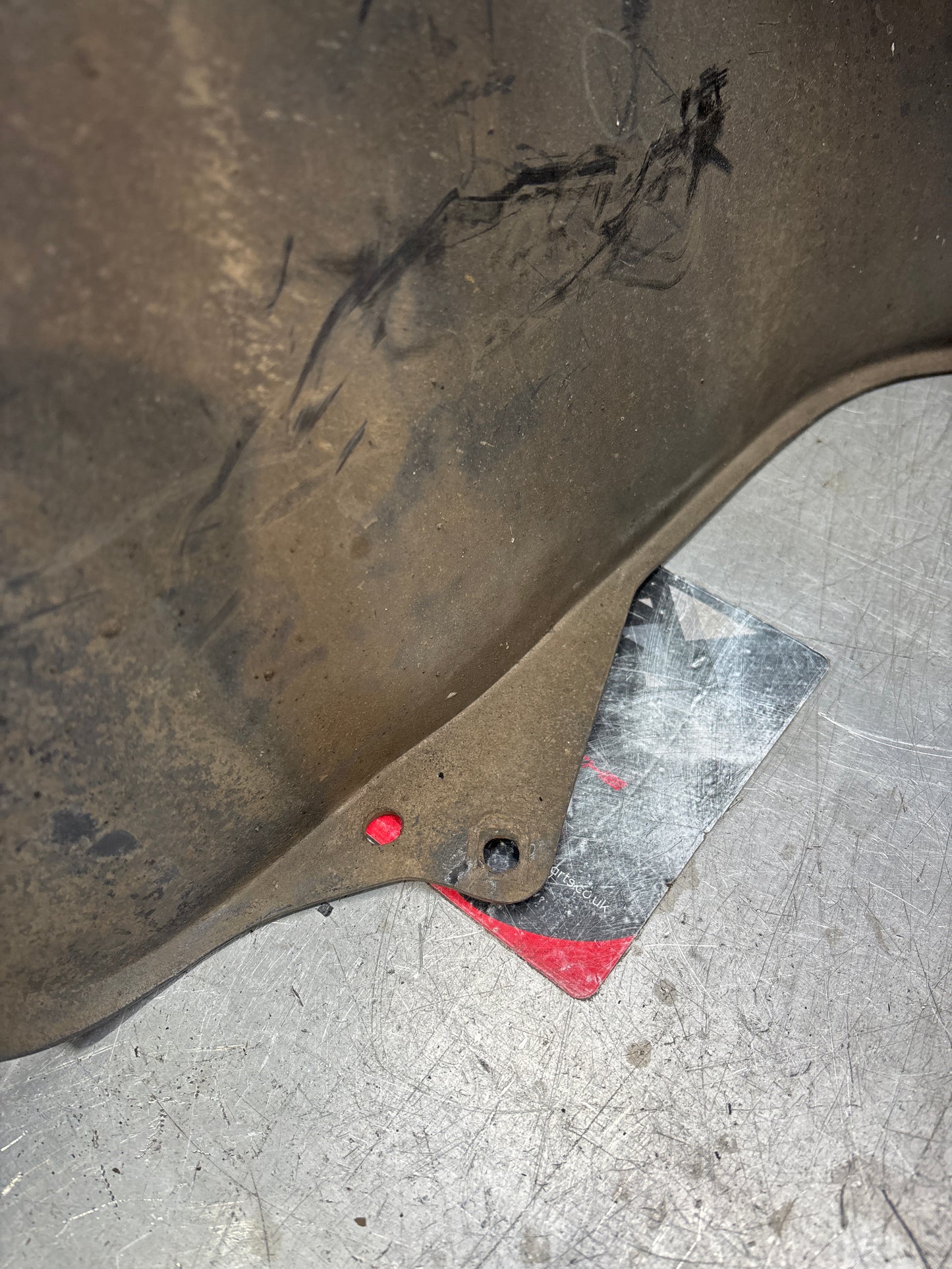 Porsche 944 Front spoiler, valance without fog light used 93150537100