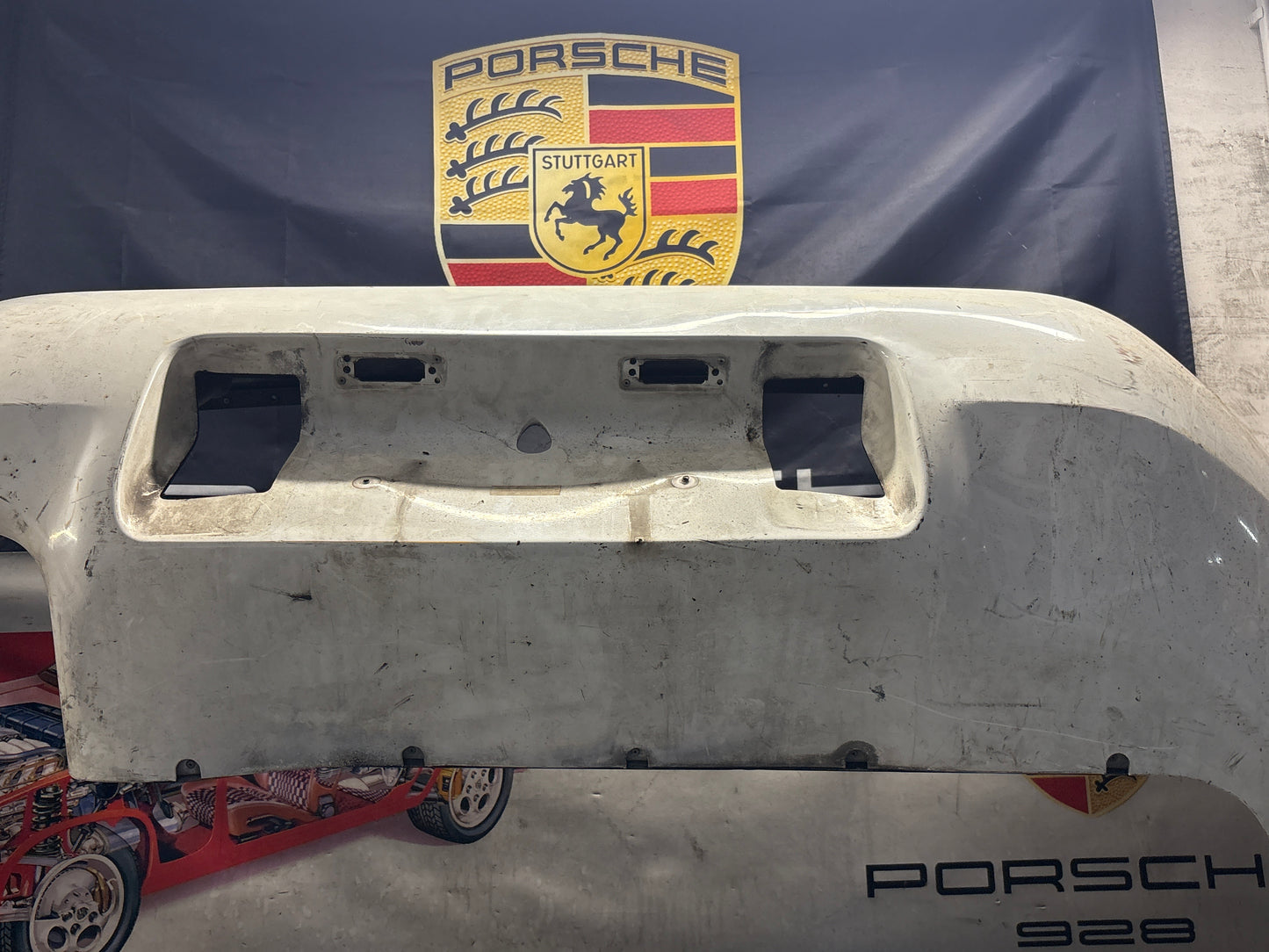 Porsche 928 S/S4 rear bumper, used 92850512320