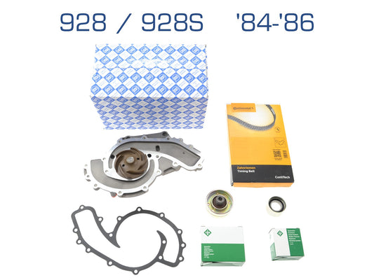 Water pump + timing belt for Porsche 928 928S '84-'86 92810515710