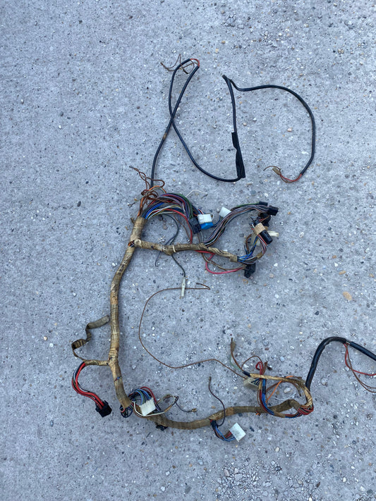 Porsche 924 1976 interior complete wiring loom LHD 477971050