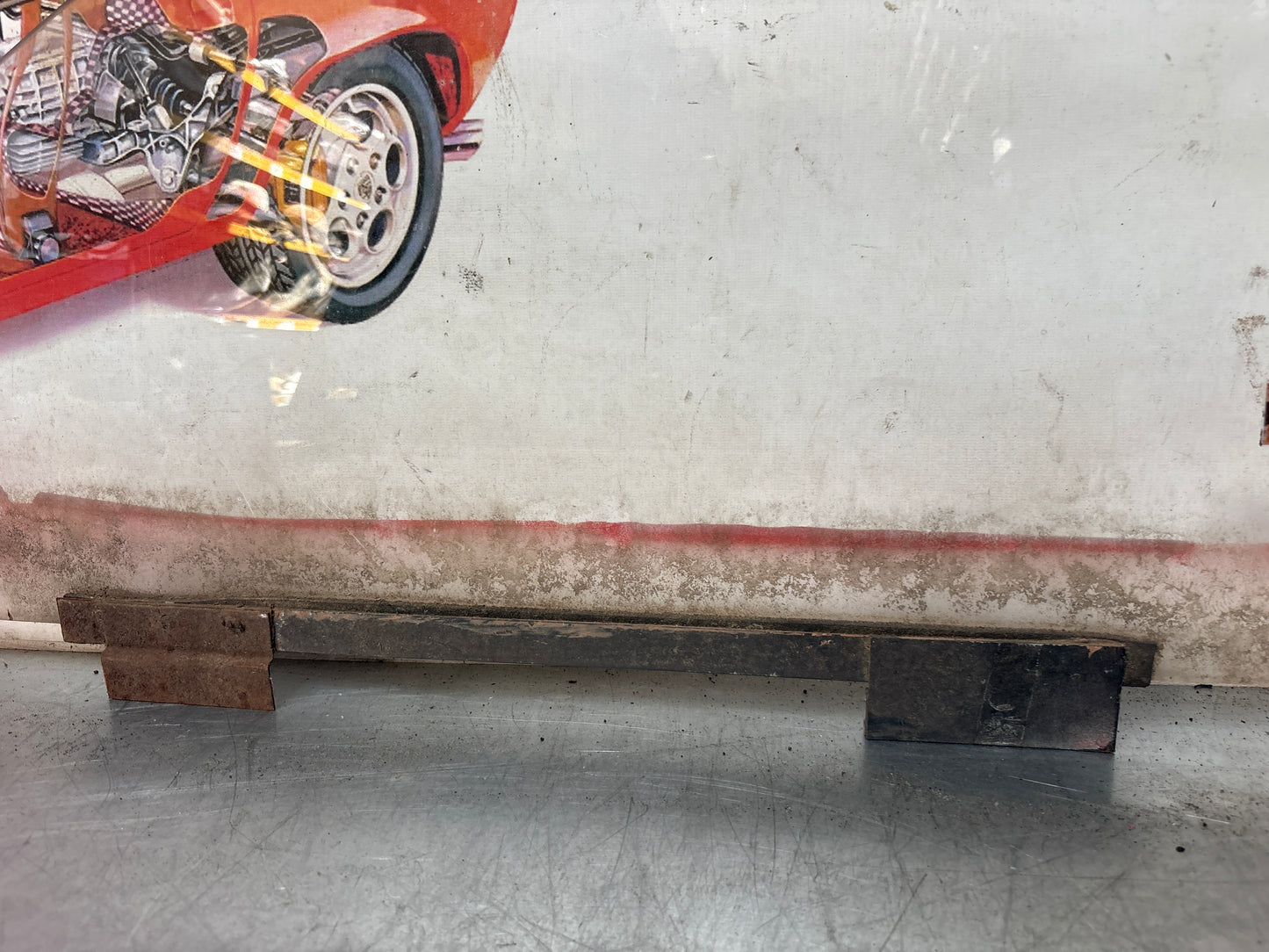 Porsche 924/ 944 Left side door glass, clear, used 94454202301