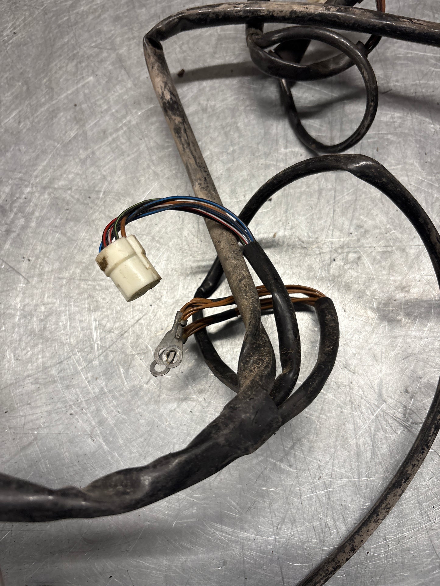 Porsche 928 S interior wiring harness, loom, rear section, from a LHD car, used 92861200424
