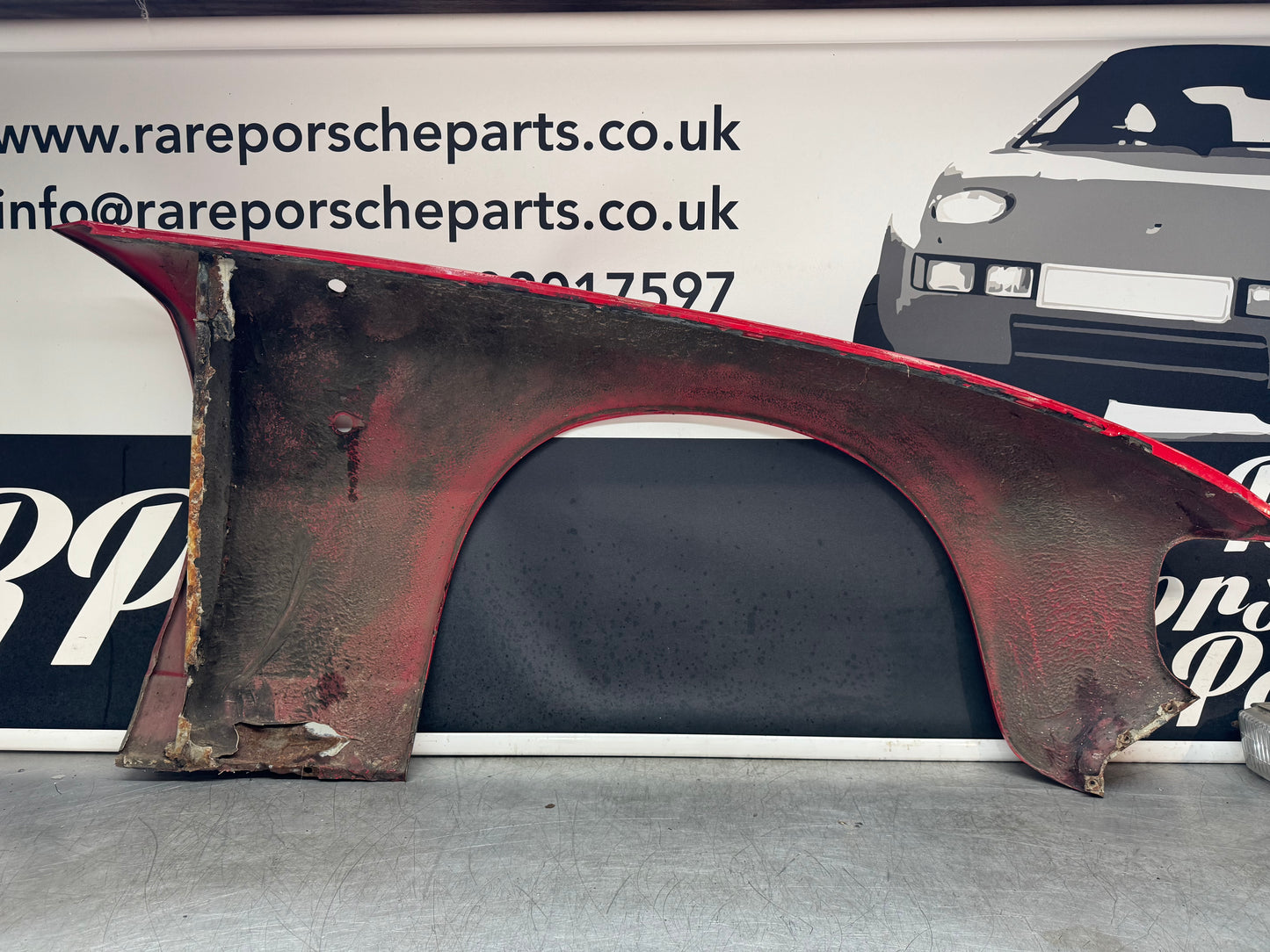 Porsche 924 Front Left Wing - Fair condition. 477821021