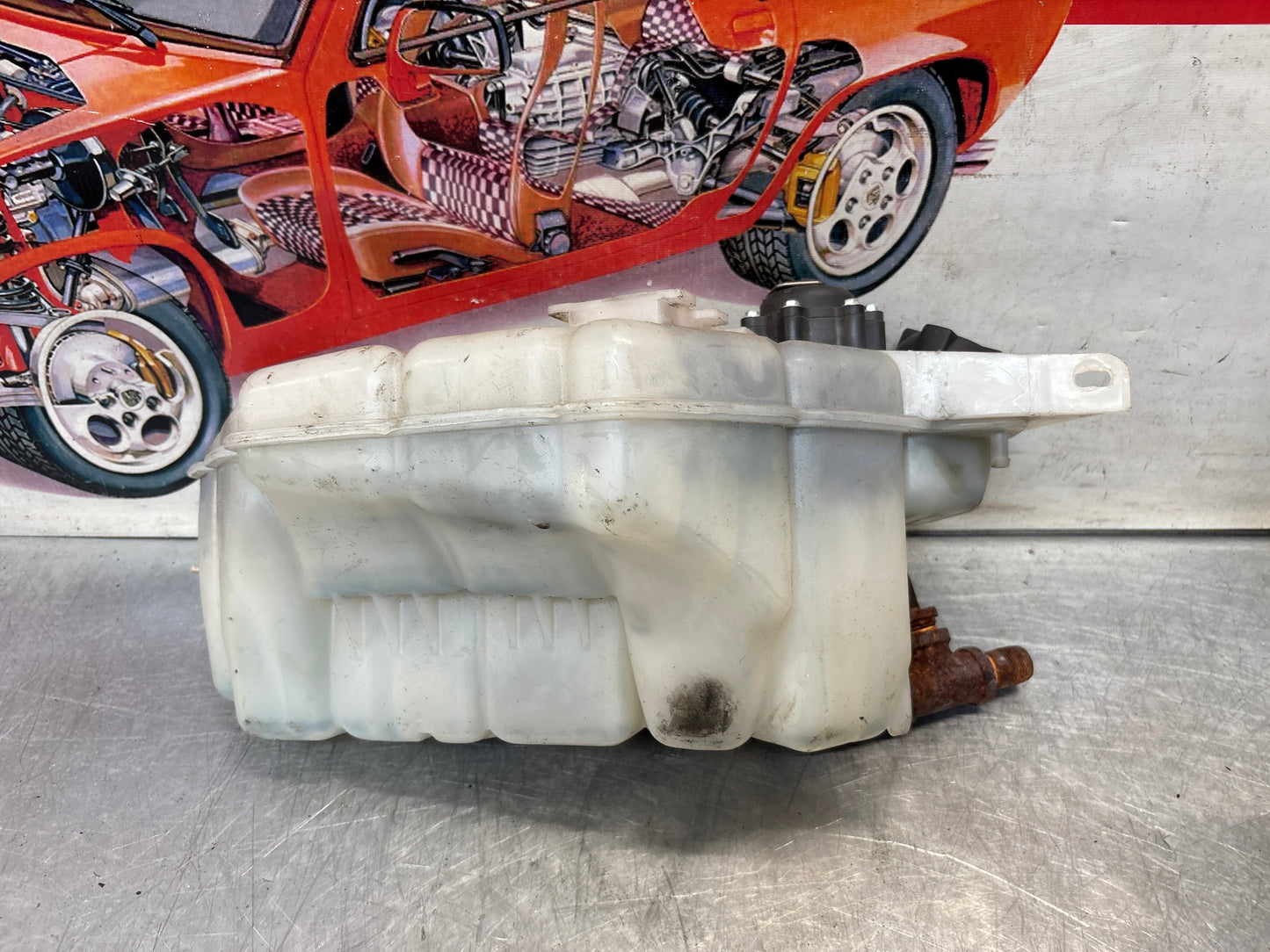 Porsche 911 996 / 997 coolant expansion tank, used 99610604756