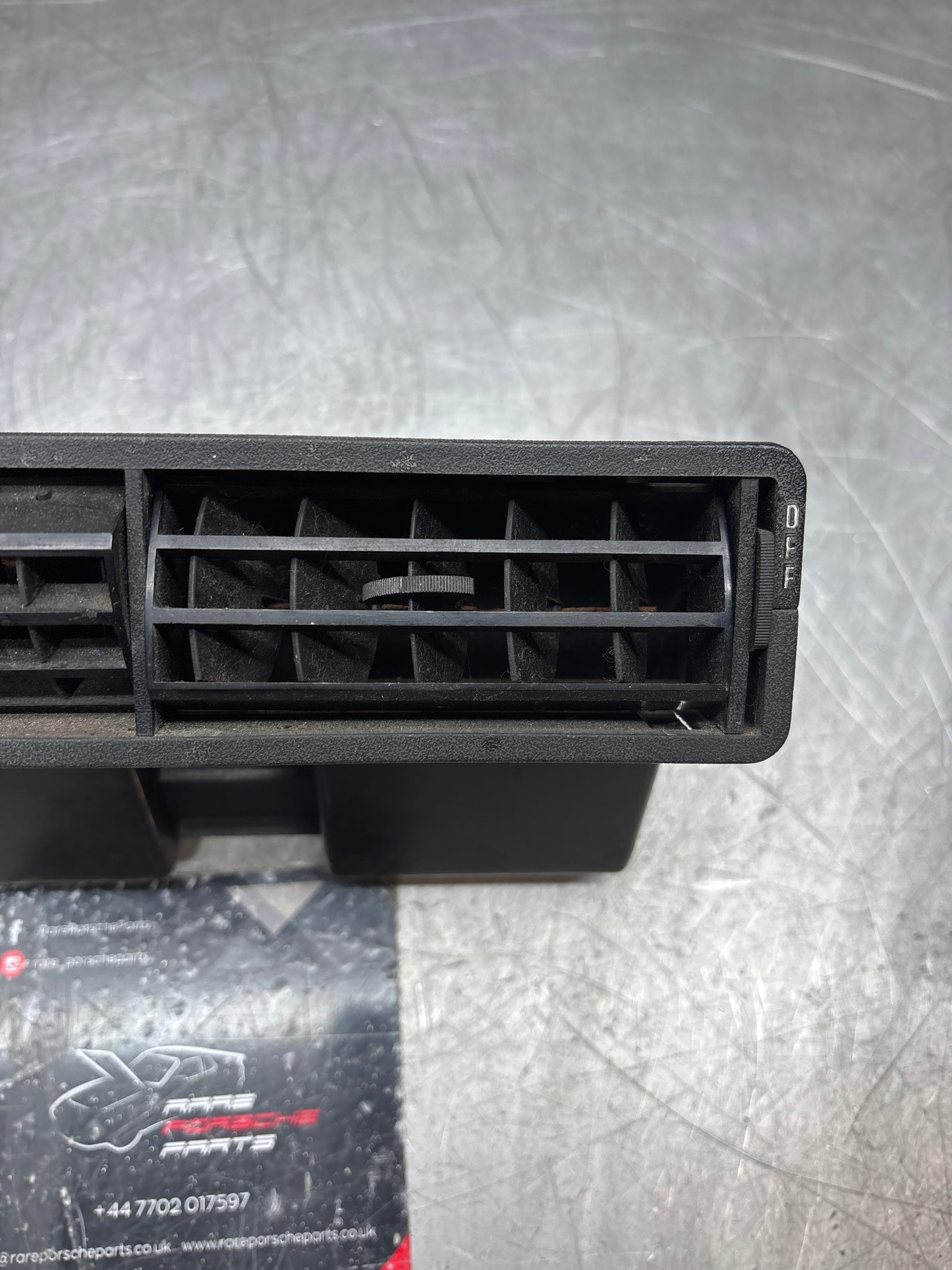 Porsche 924/944 DEF used interior air vent Black 477819151 spares or repair
