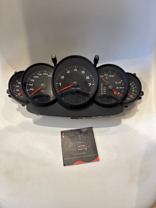 Porsche Boxster 996 Instrument Cluster, unknown mileage 9966411080170c  used