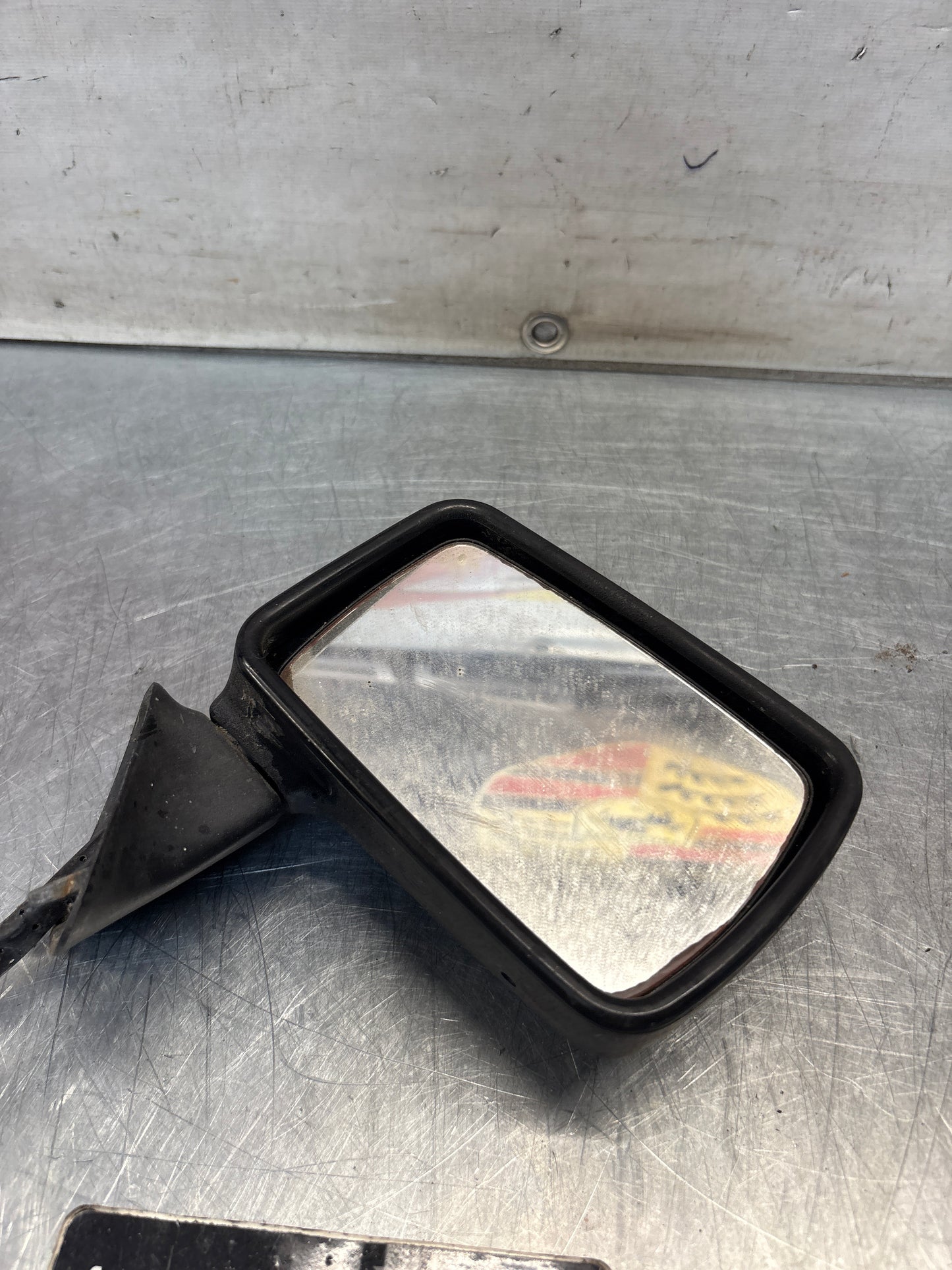 Porsche 924 early right side mirror, for spares or repair