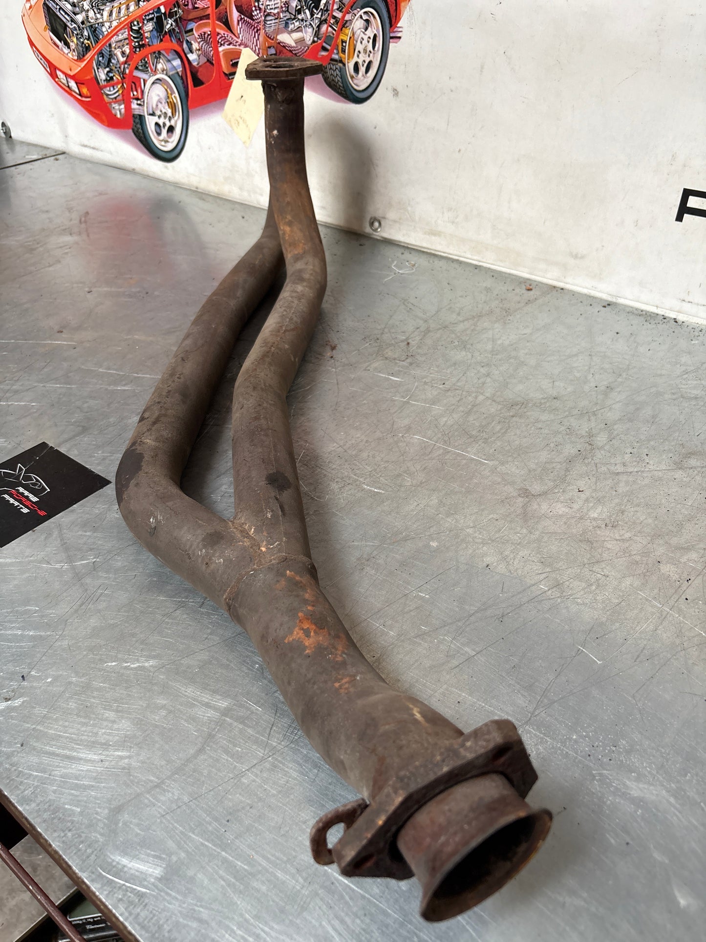Porsche 924 exhaust pipe, used LHD only! 477253101H