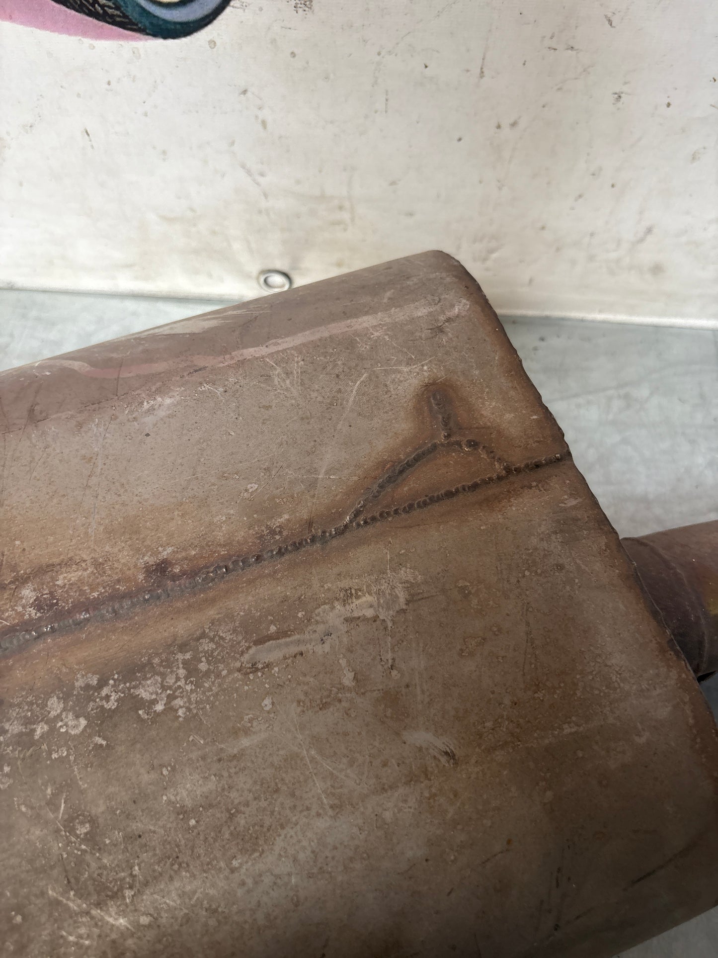 Porsche 944 S S2 aftermarket exhaust system rear muffler, used 94411104103