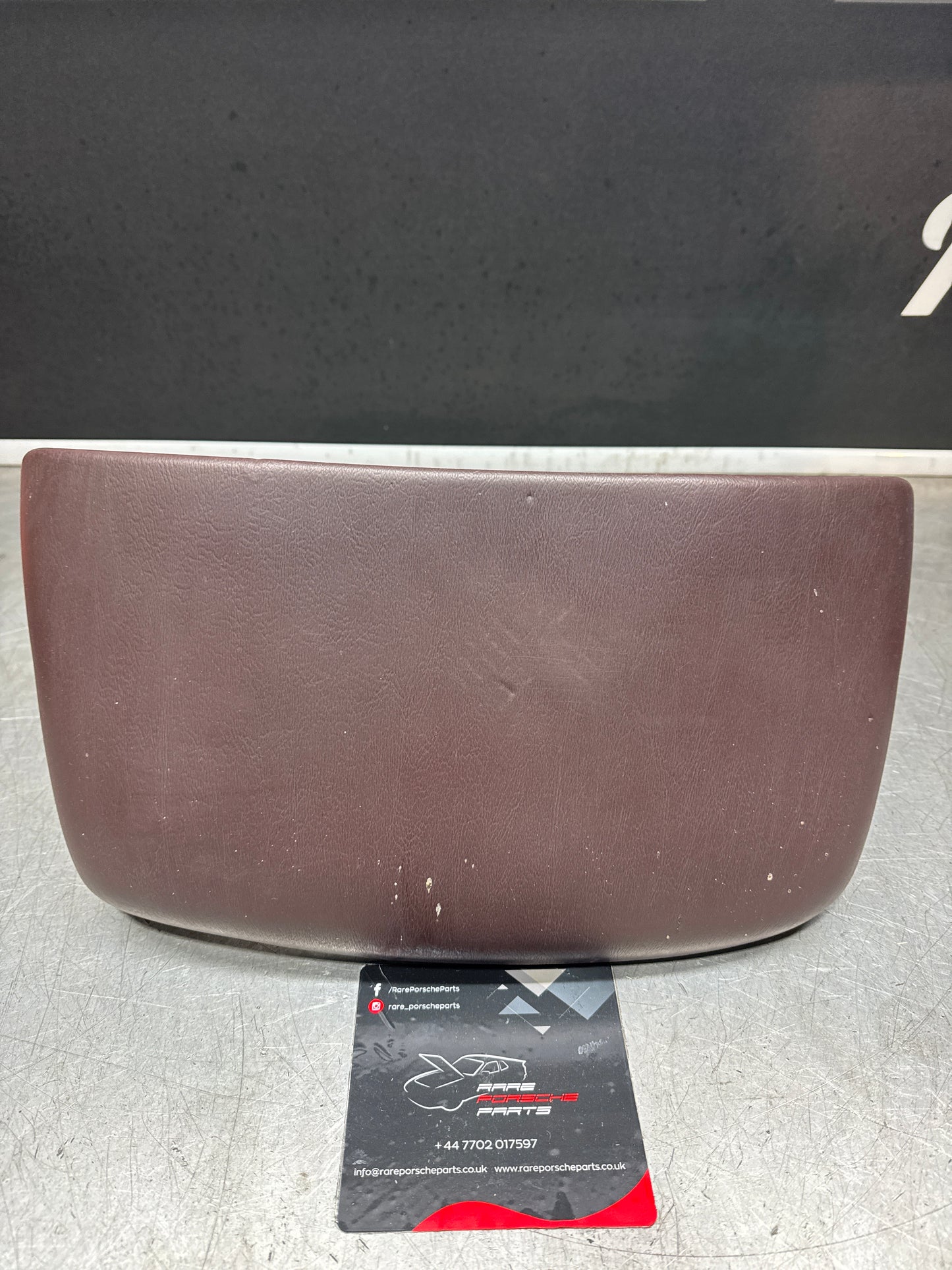 Porsche 928 S4 speedometer cluster frame, burgundy, used 92855203104