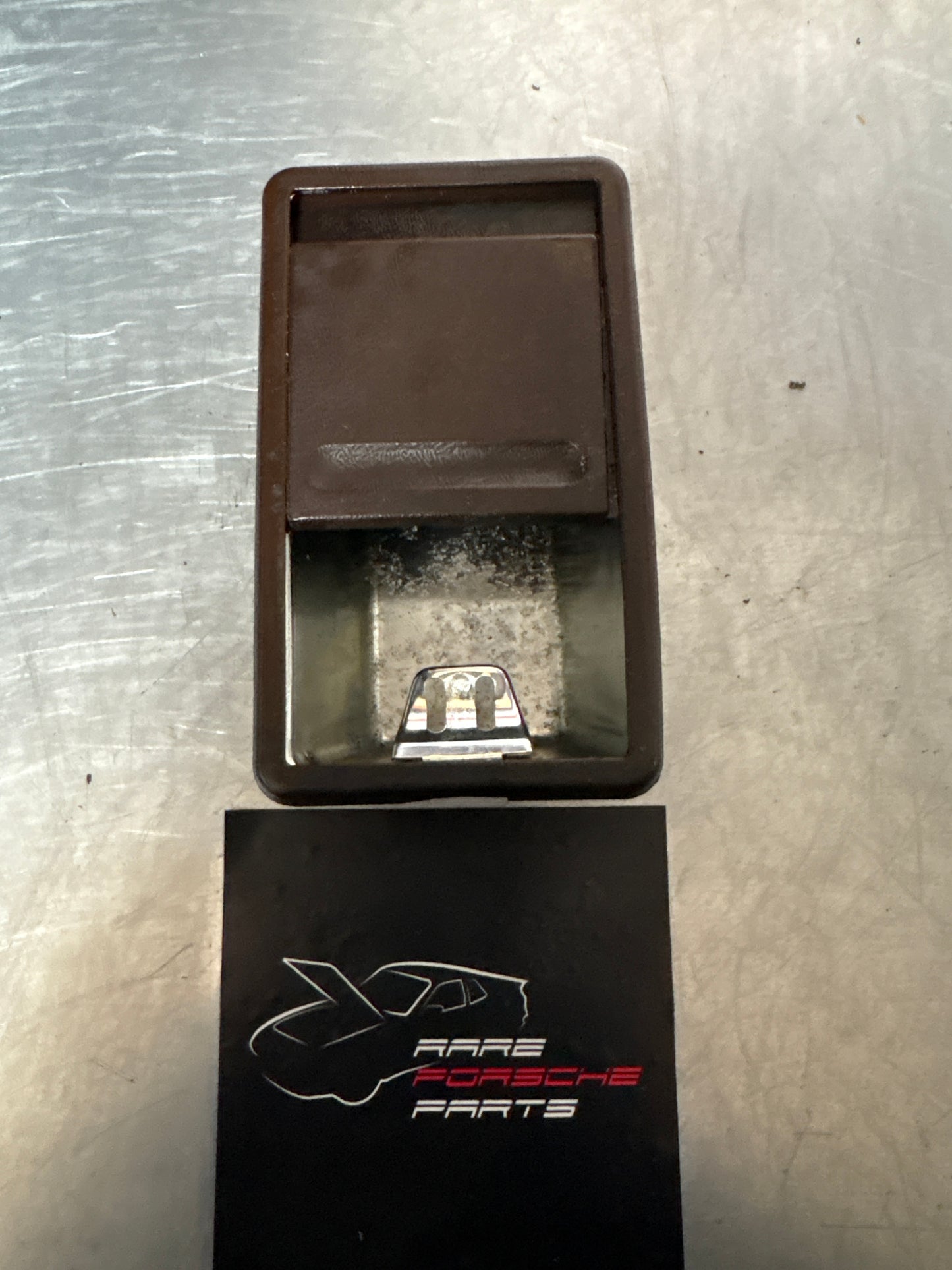 Porsche 924 76-79 brown ashtray, 477857305, refurbished