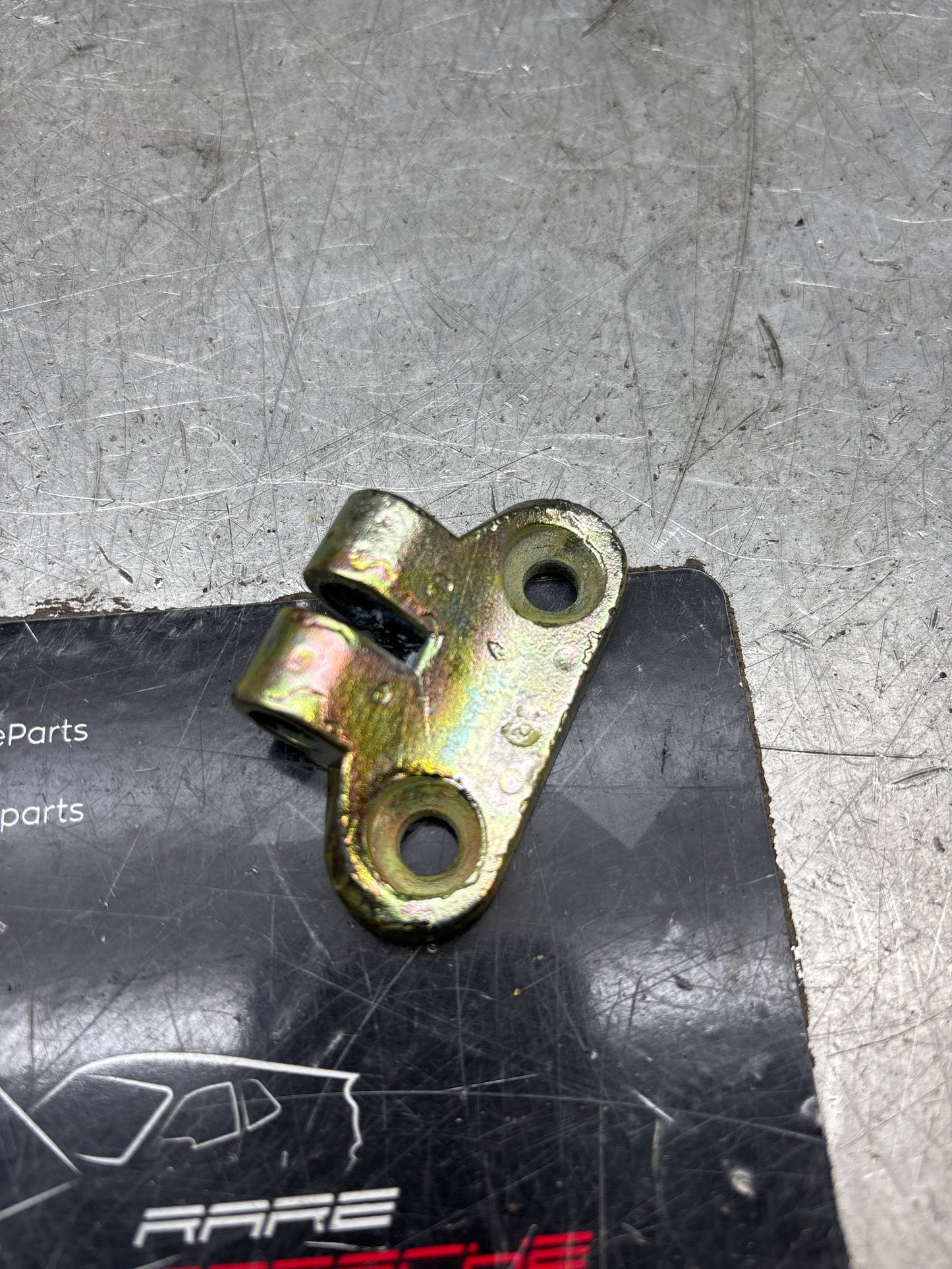 Porsche 924 944 928 door stop check strap bracket Right 92853741802 refurbished