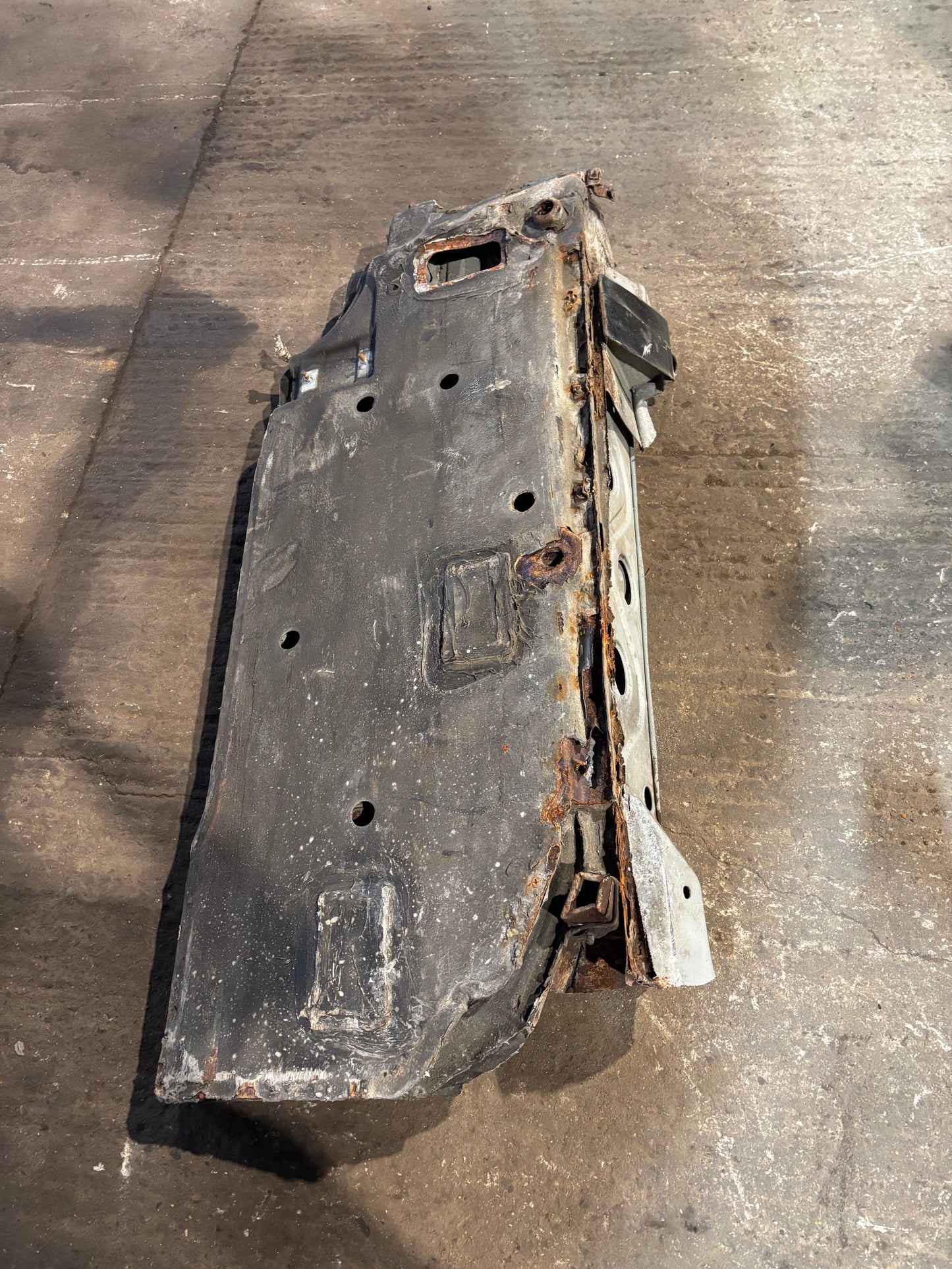 Porsche 944 S2 convertible cabrio floor pan with inner sill left N/S 94150196110 477809433 spares or repair