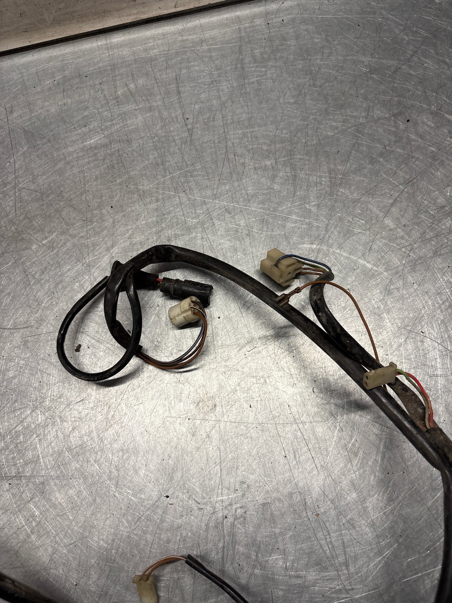 Porsche 928 S interior wiring harness, loom, rear section, from a LHD car, used 92861200424