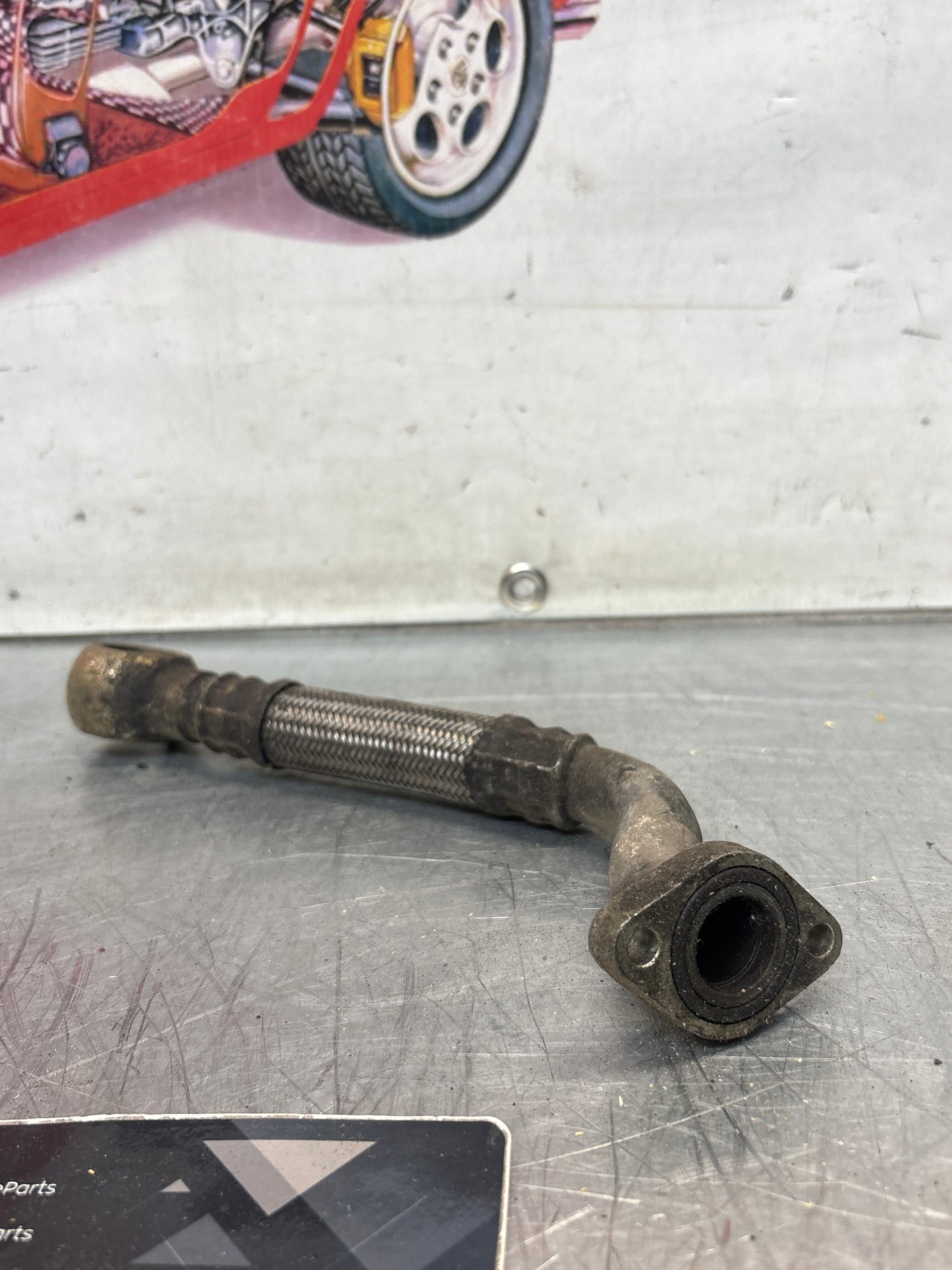 Porsche 944 Turbo oil pipe, used 95110710800