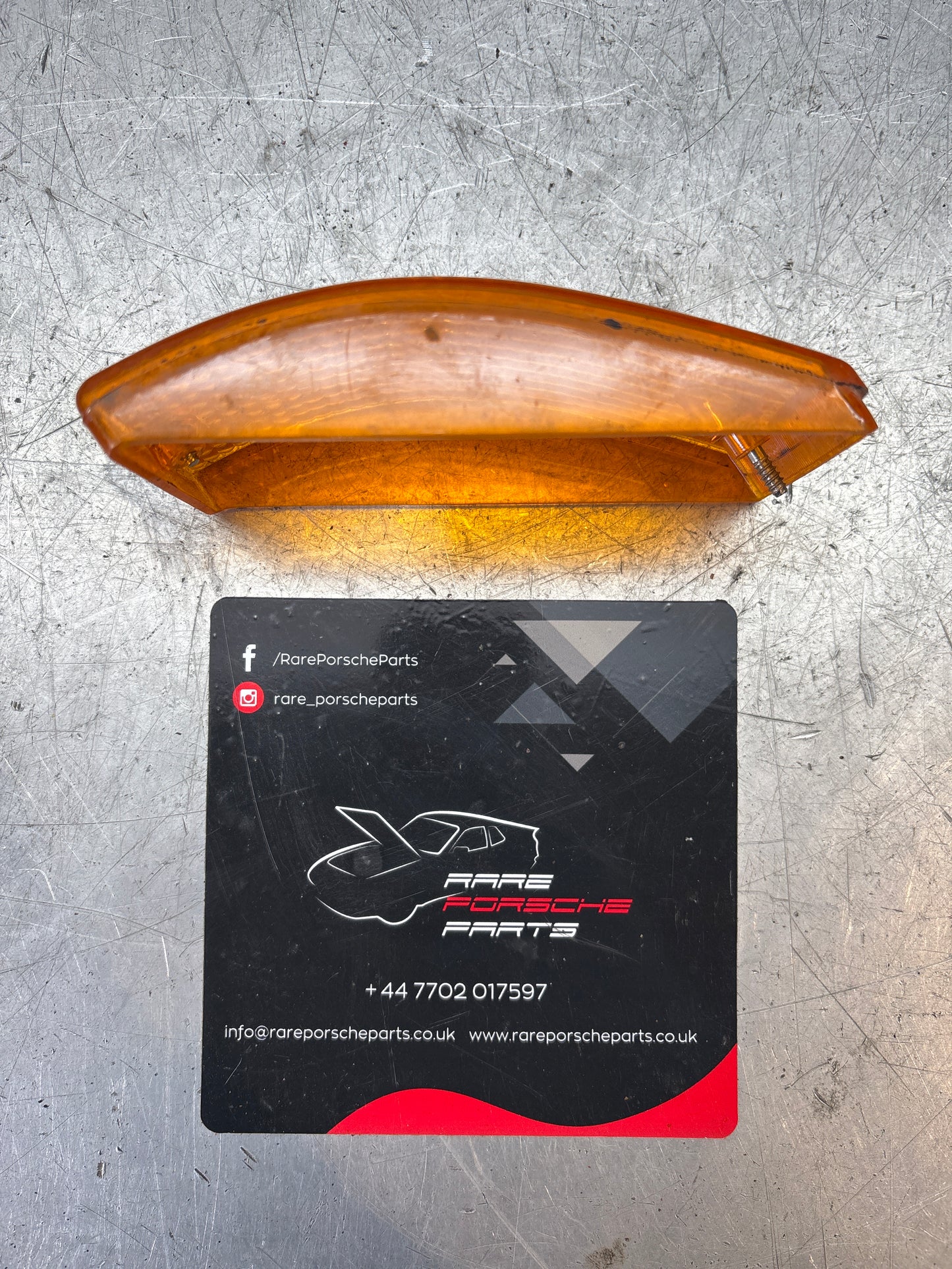 Porsche 924 944 US front indicator lens right O/S 477953043A used