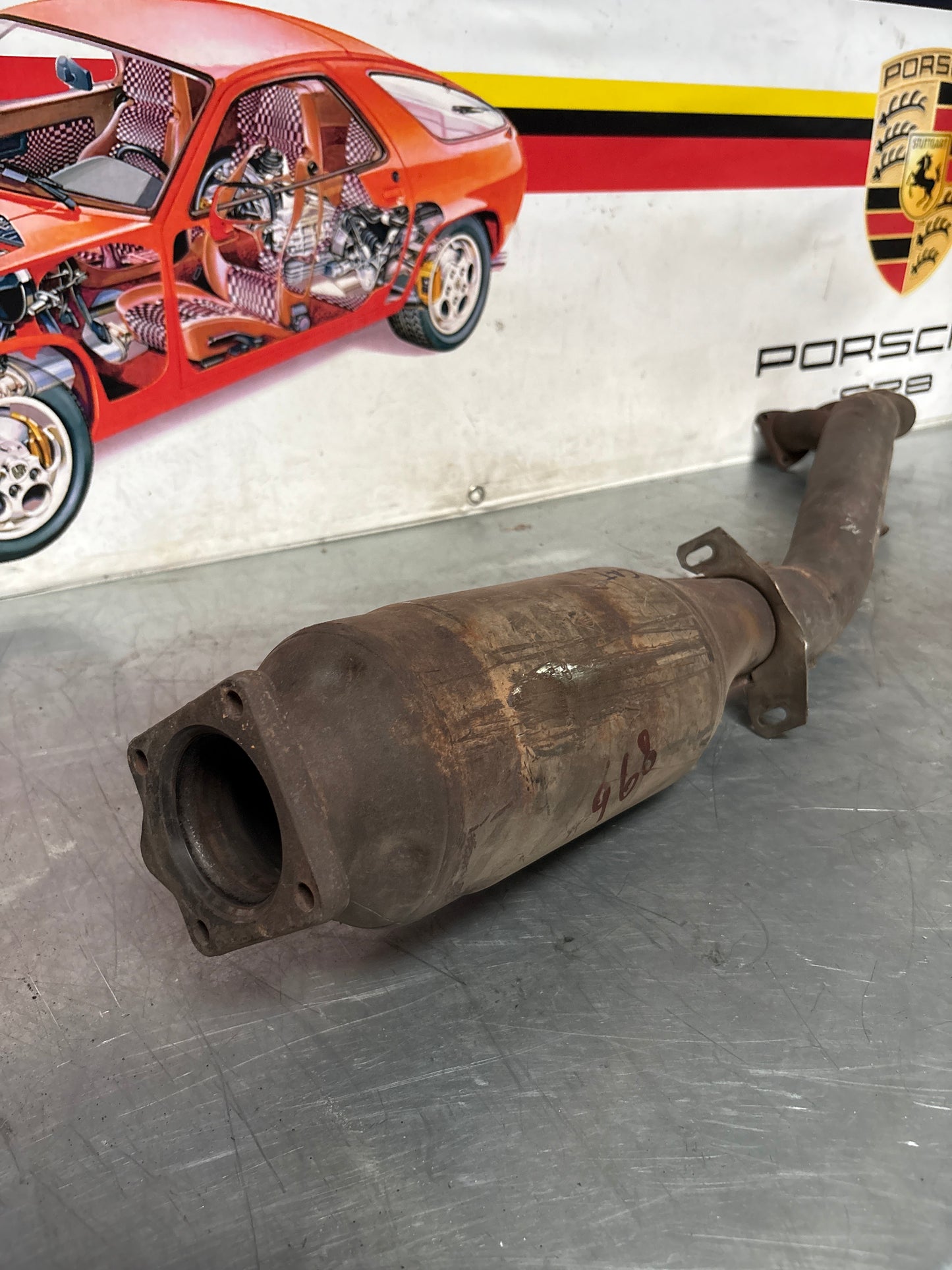 Porsche 968 Catalytic converter, used 94411108112