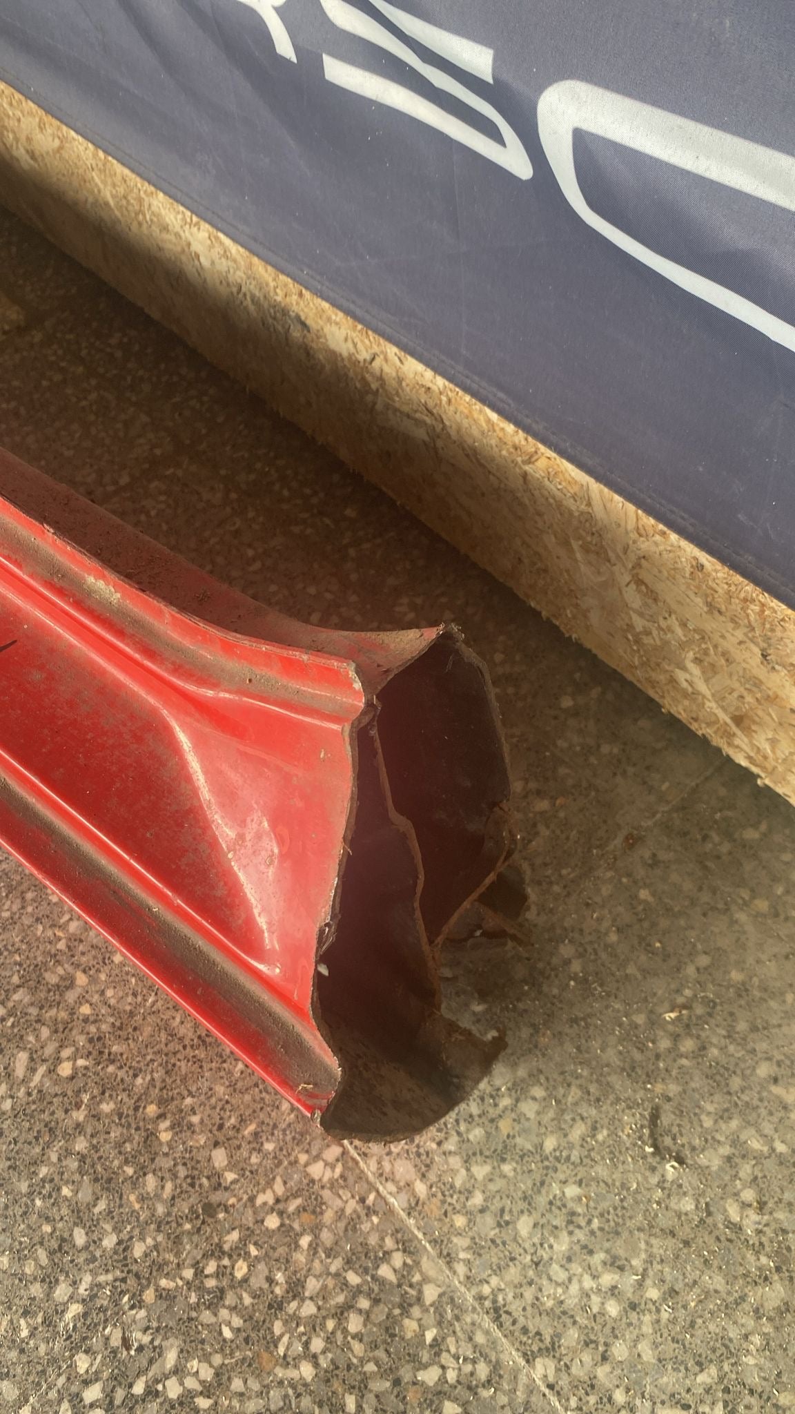 Porsche 944 left sill section with A pillar 94450361102