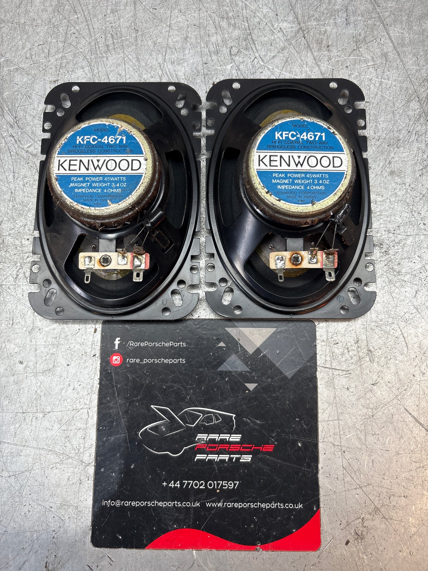 Porsche 944 kenwood door speaker, used
