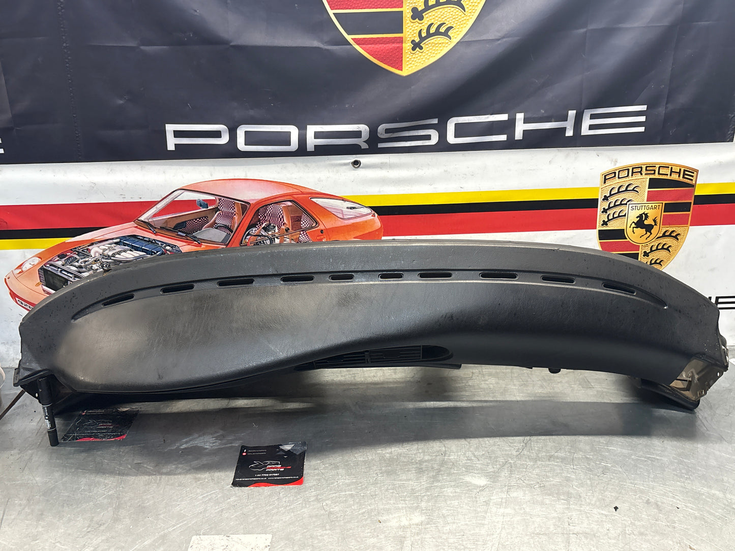Porsche 944 dashboard for LHD car, black, nice condition
