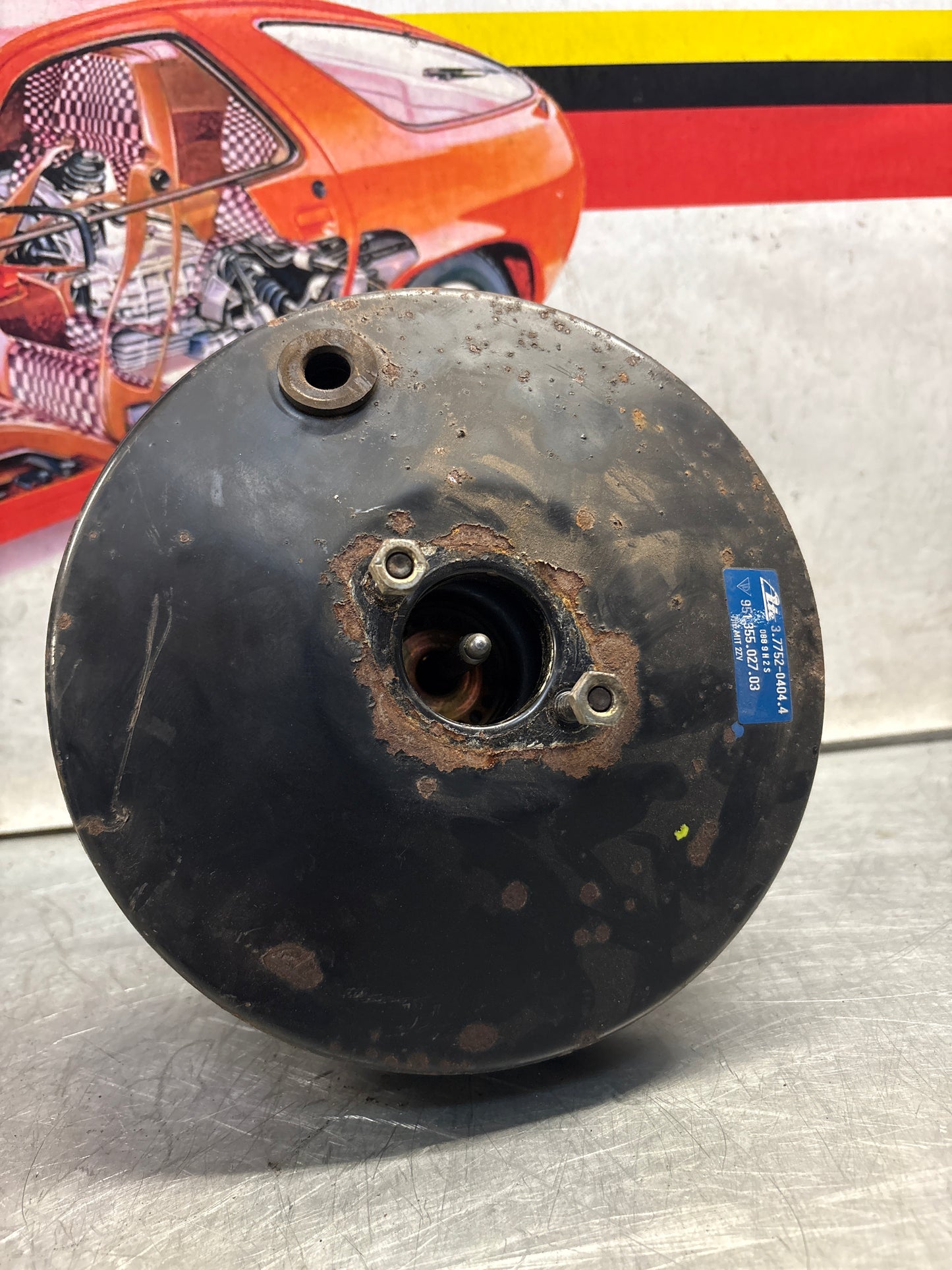 Porsche 944 brake booster, used 95135502703