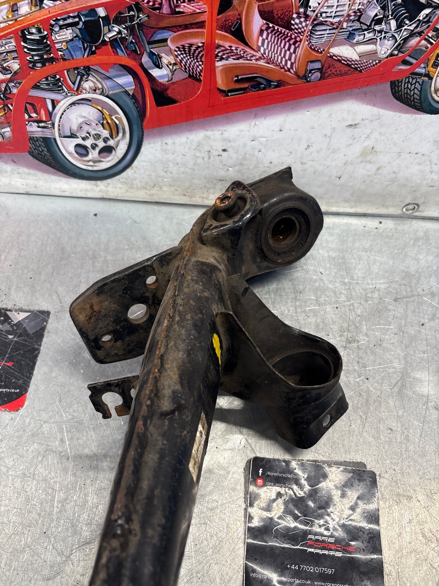 Porsche 924 944  -85.5 Rear right trailing arm,  used 94433102200