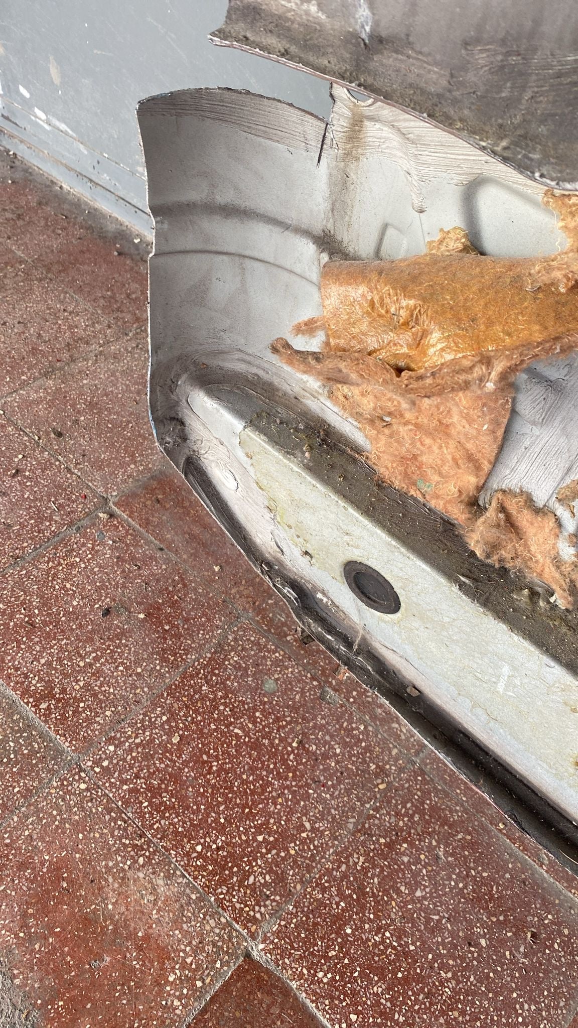 Porsche 944 Right side cut, rear fender with sill 94450390403, 94450361200