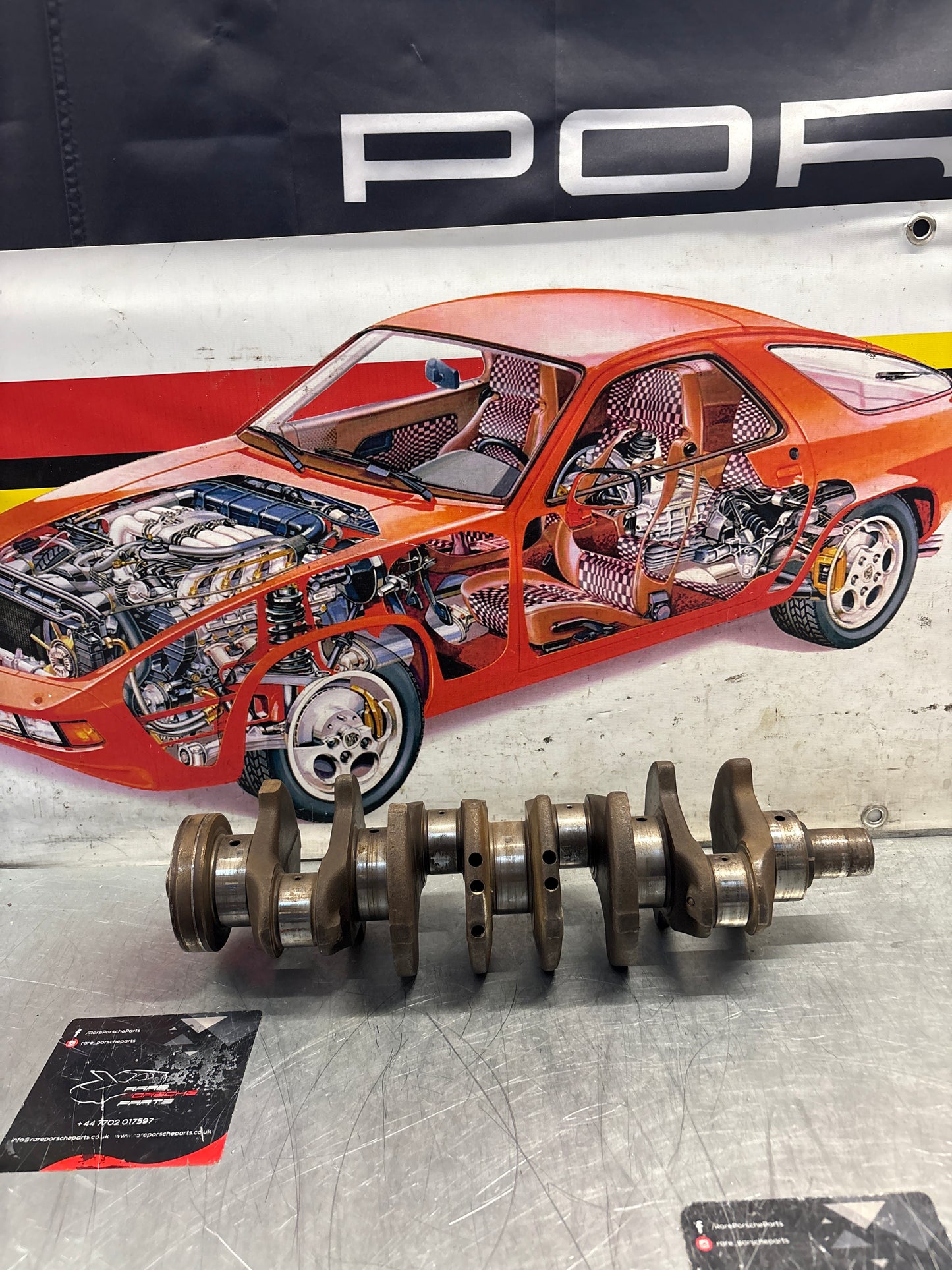 Porsche 924 2.0L used condition crankshaft 046105021A