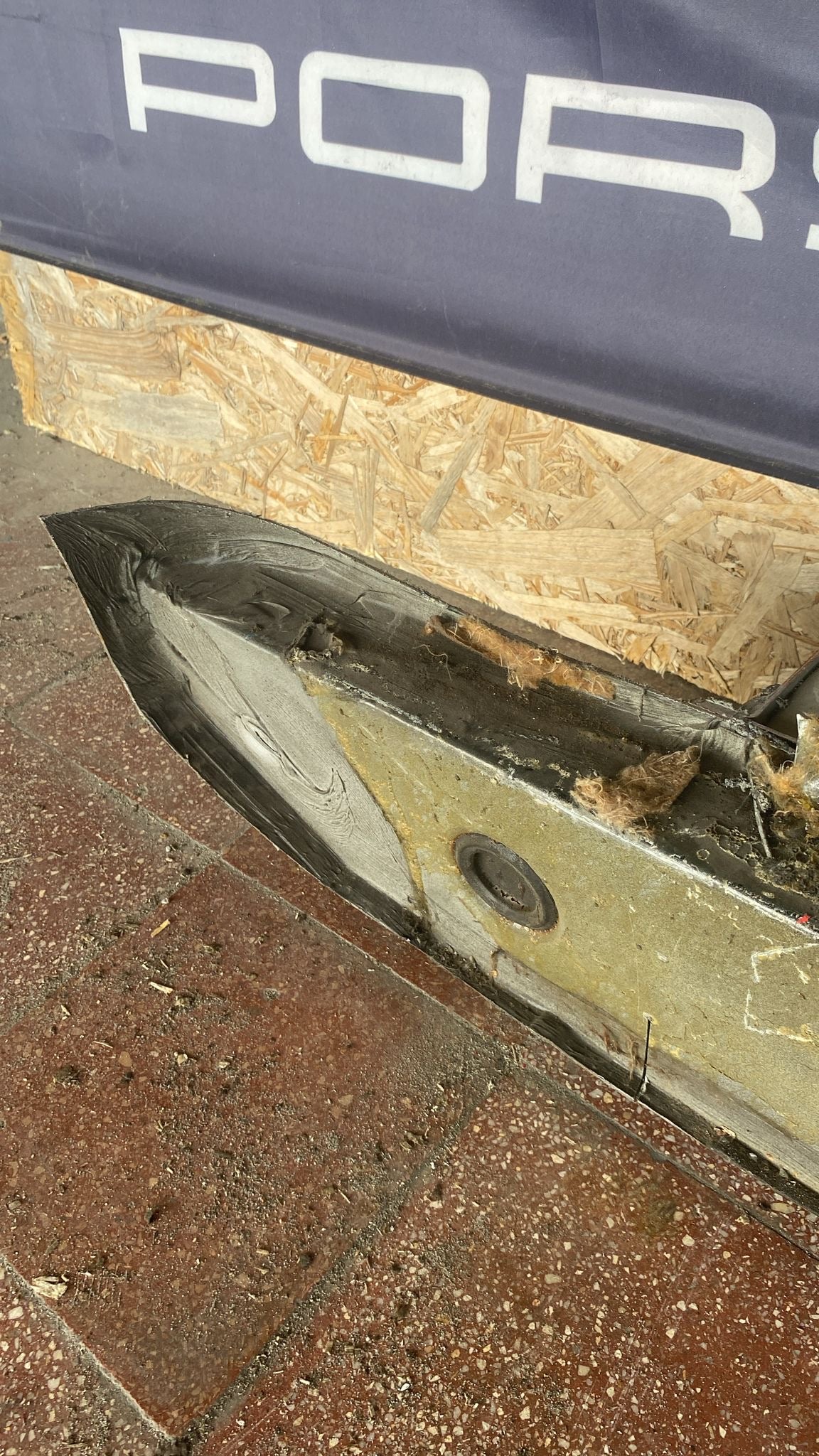 Porsche 944 right sill section with 94450361200