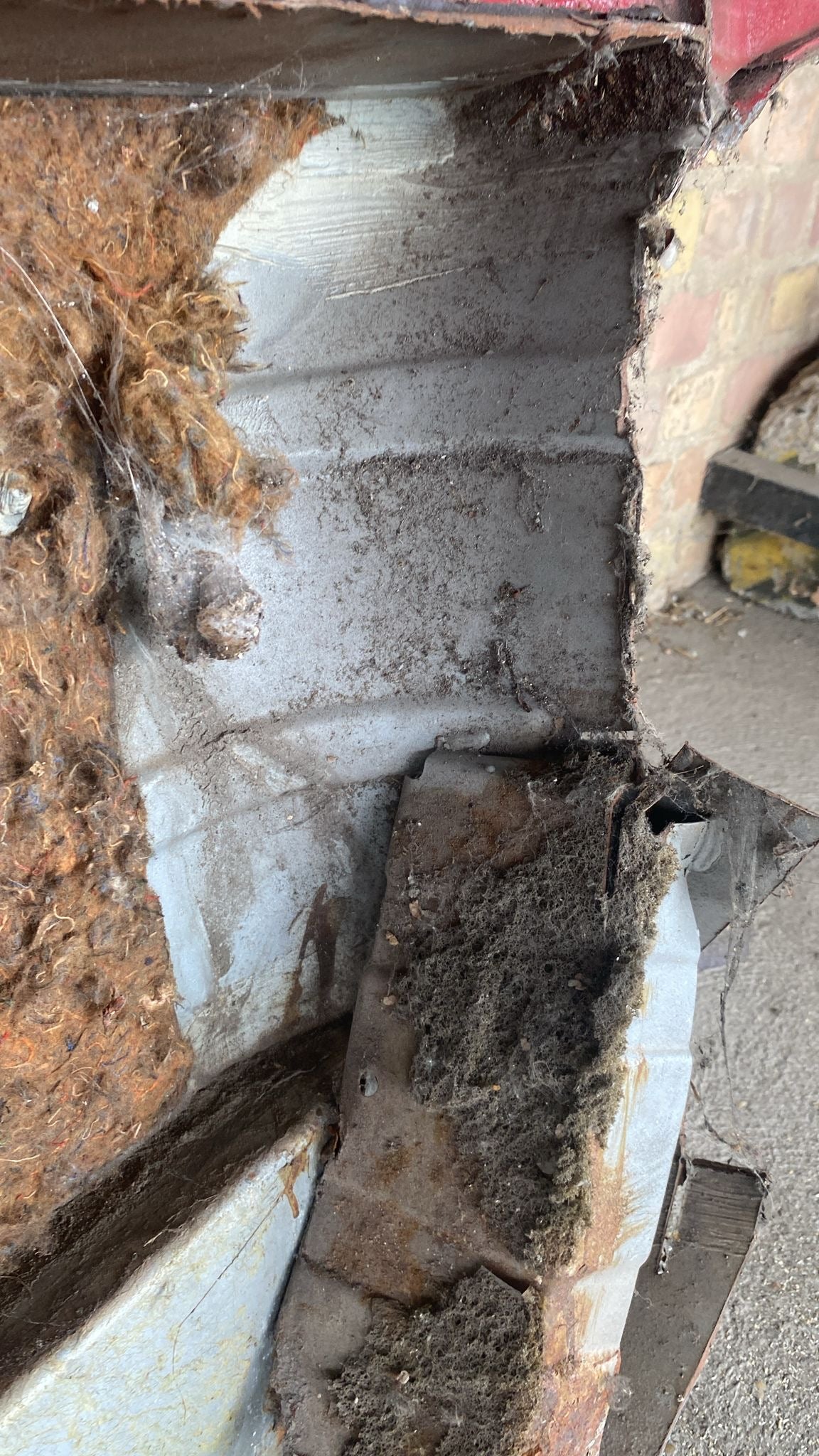 LPorsche 924 76-79 left sill / fender section, 477809601B cut